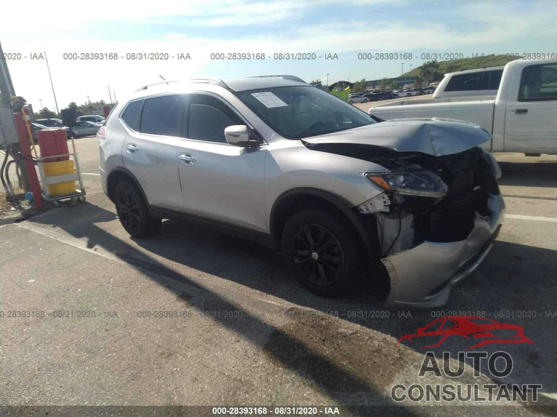 NISSAN ROGUE 2016 - KNMAT2MVXGP706648