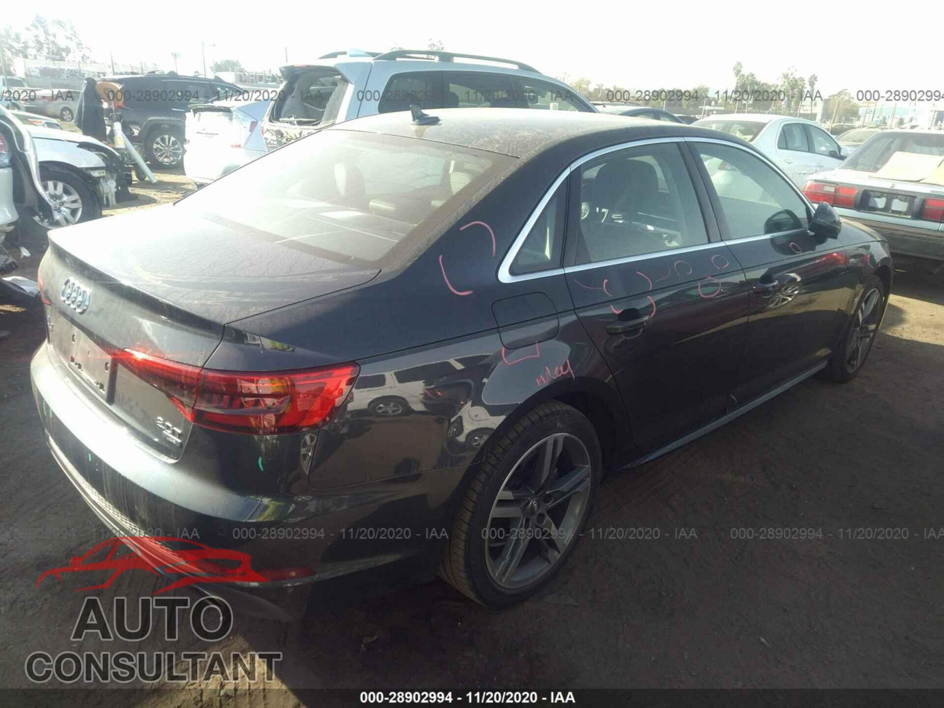 AUDI A4 2017 - WAULMAF41HA155564
