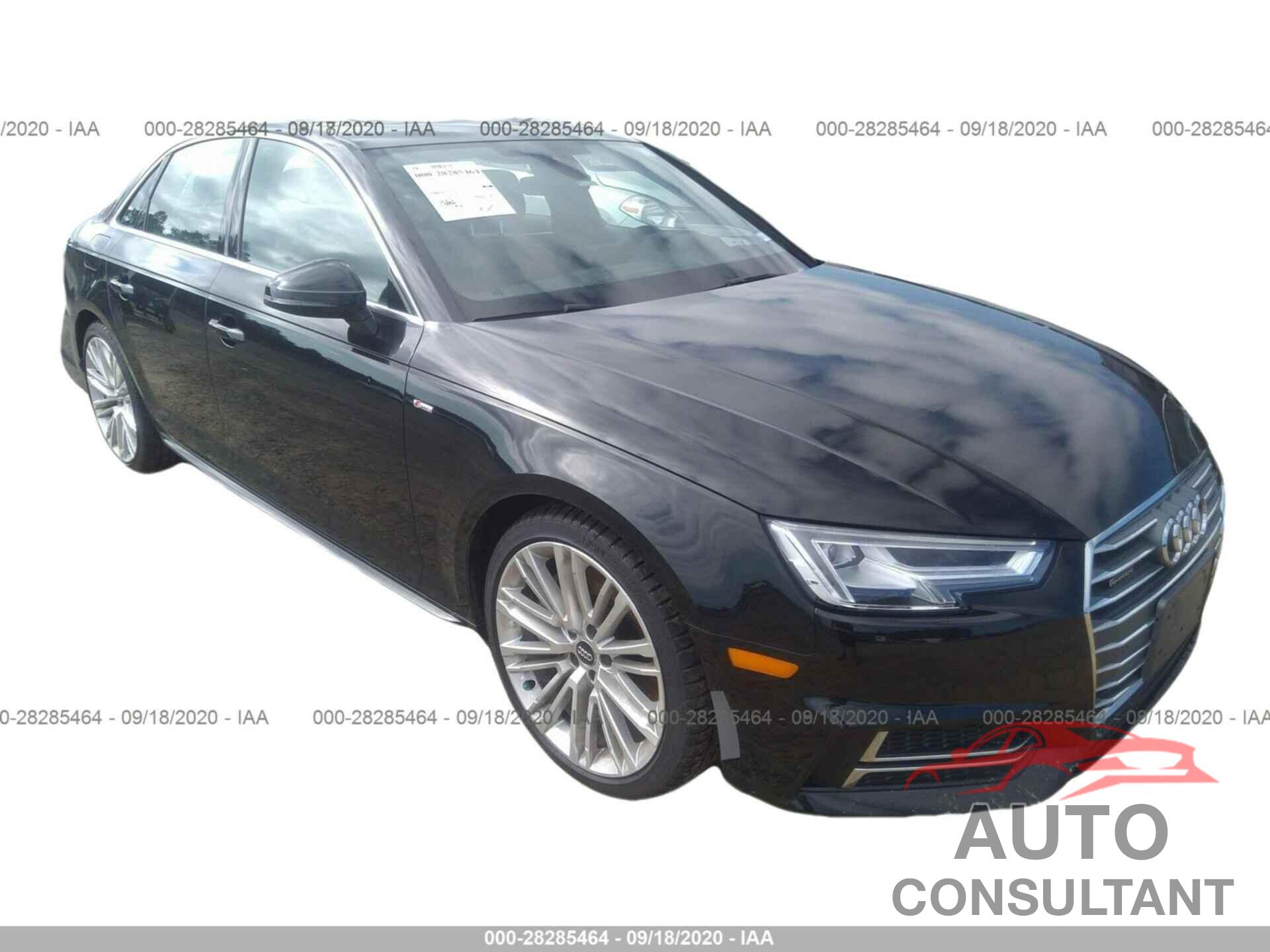 AUDI A4 2017 - WAUENAF48HN043035