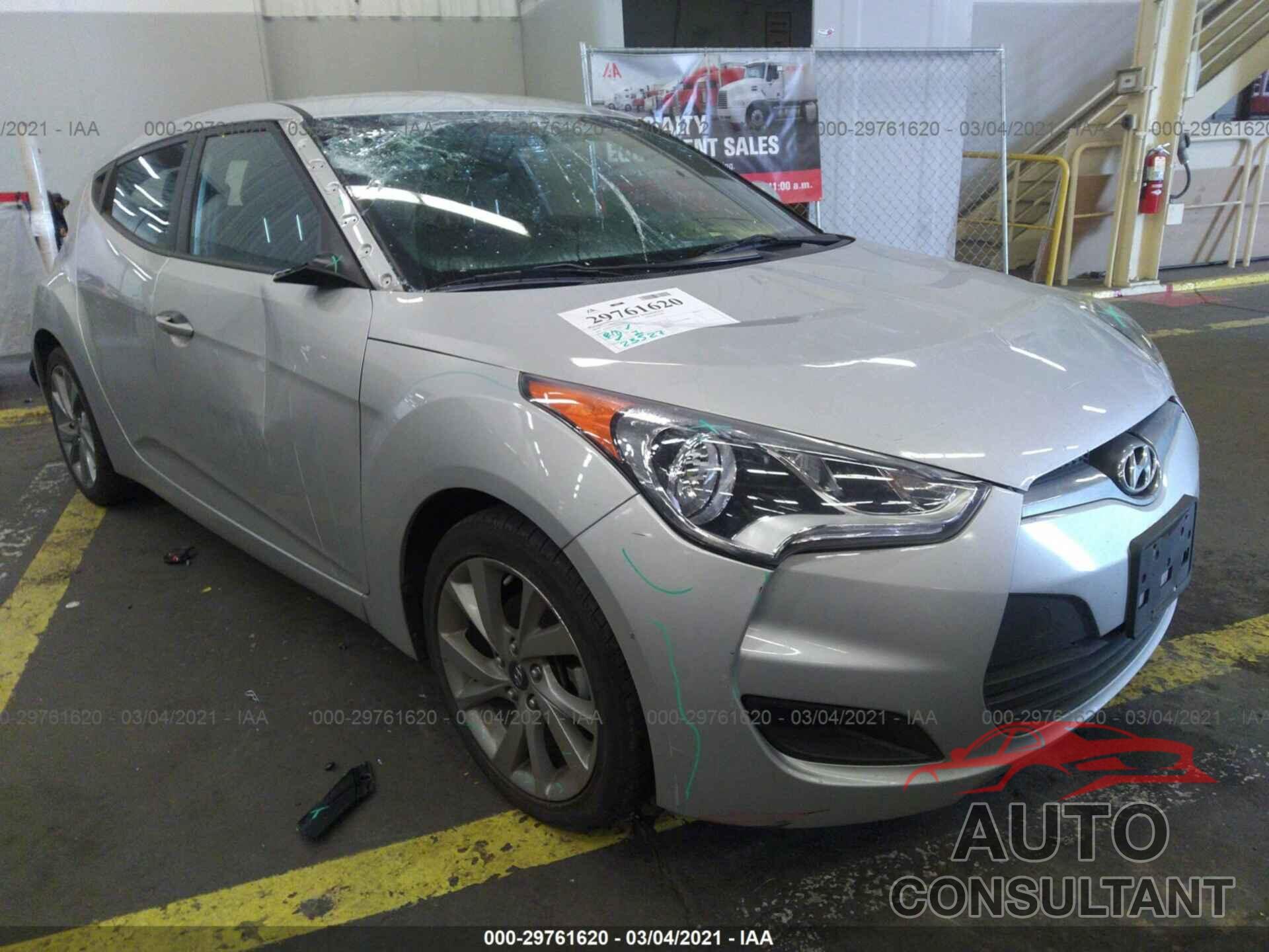 HYUNDAI VELOSTER 2016 - KMHTC6AD5GU280229