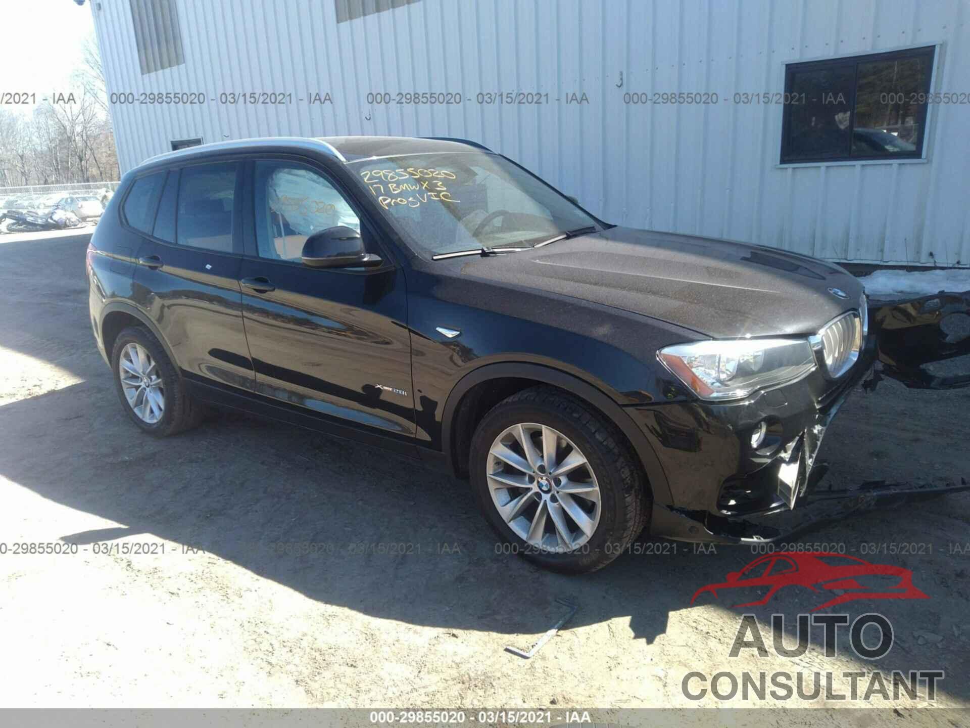 BMW X3 2017 - 5UXWX9C59H0D98825