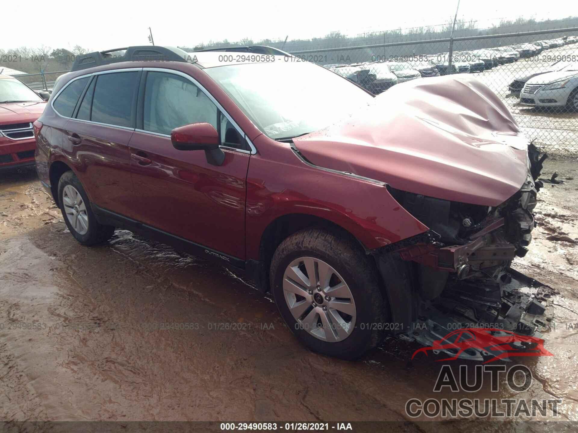 SUBARU OUTBACK 2018 - 4S4BSADC4J3320138