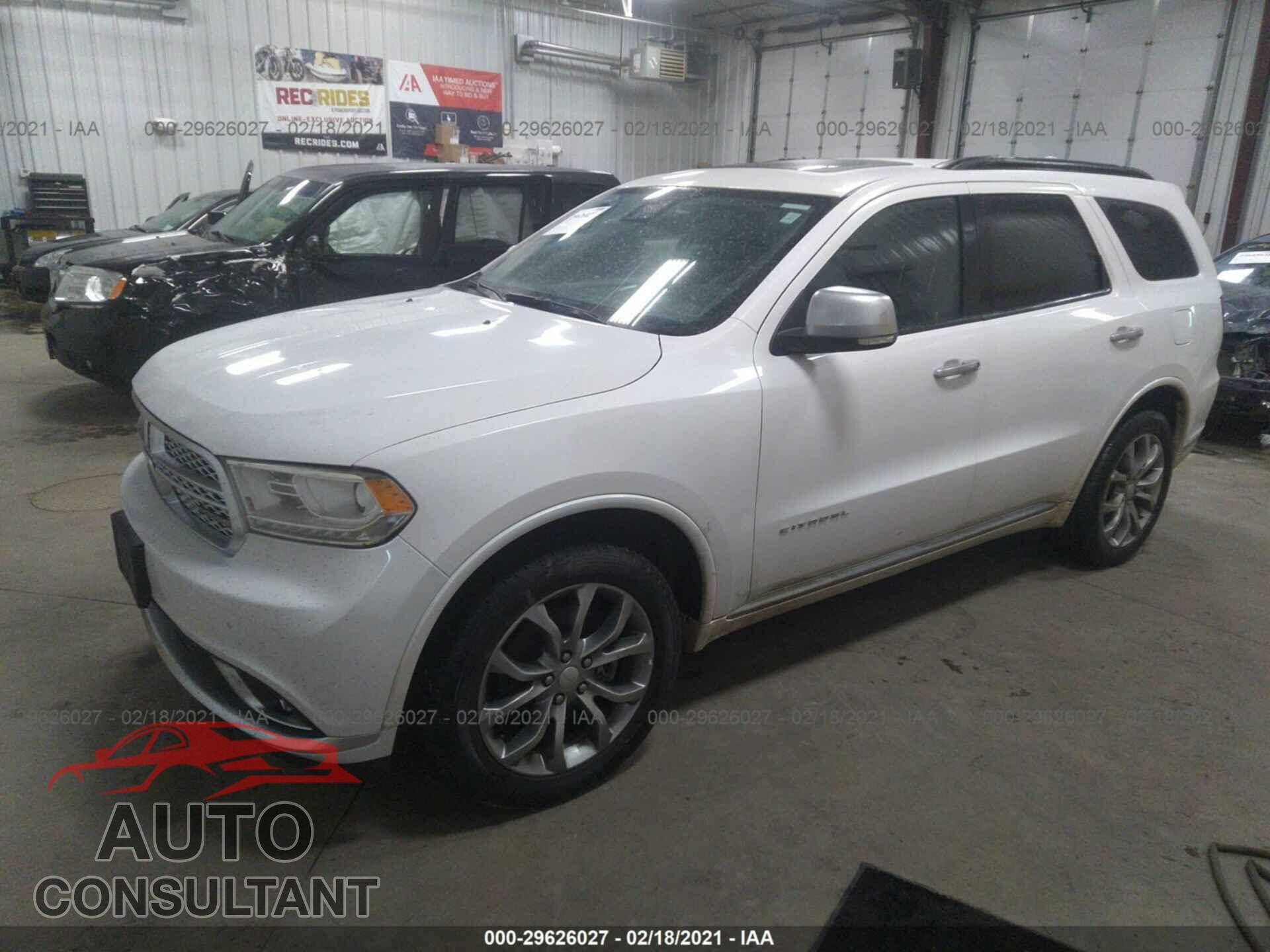 DODGE DURANGO 2017 - 1C4RDJEG3HC923994