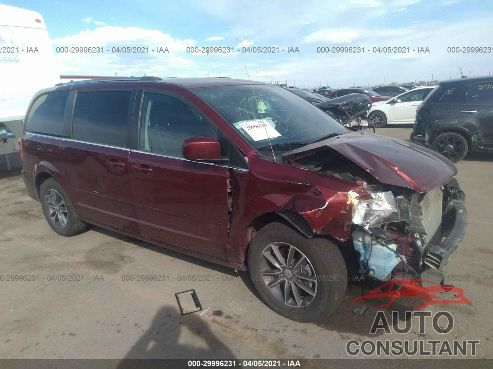 DODGE GRAND CARAVAN 2017 - 2C4RDGCG3HR800760