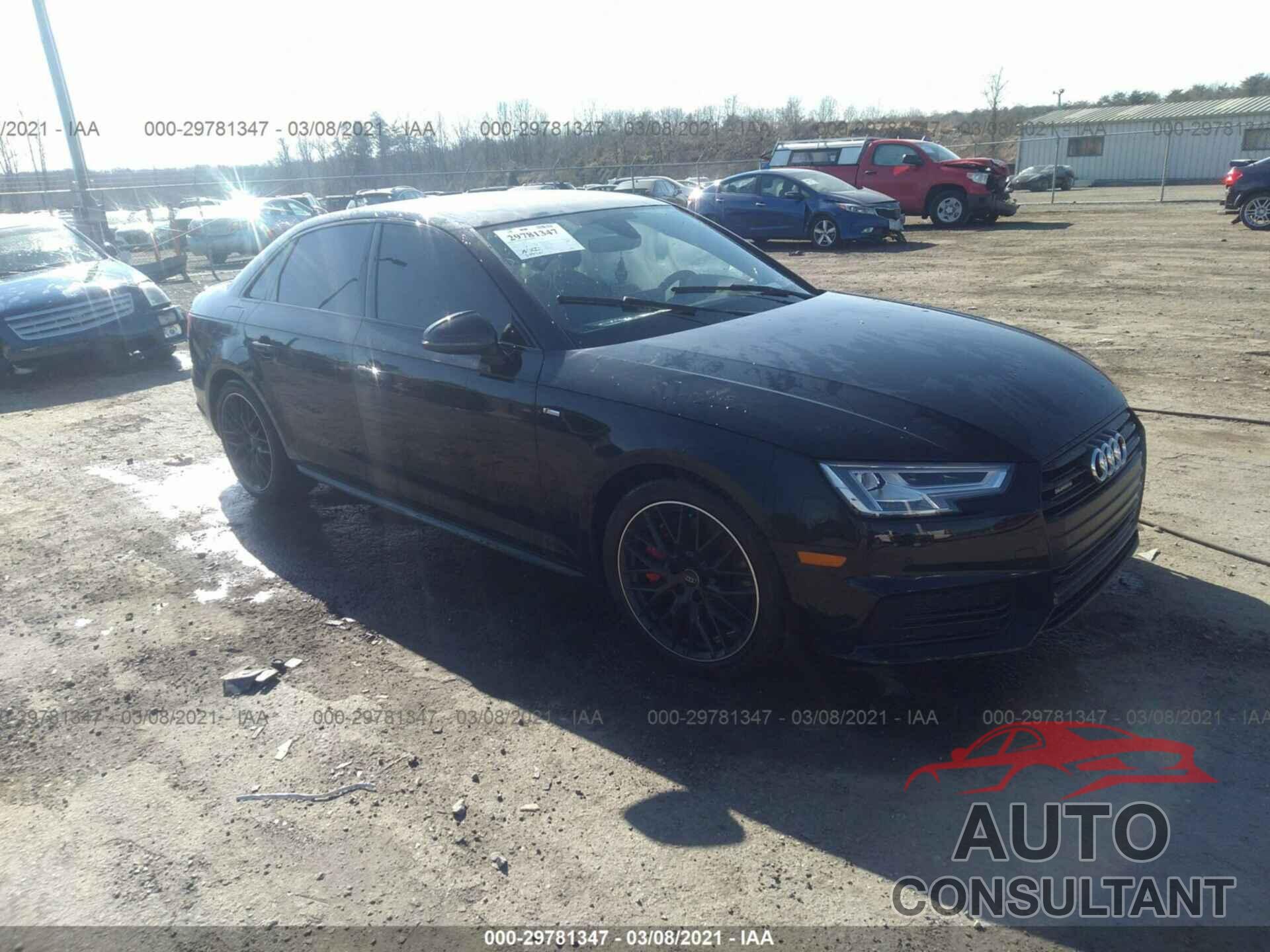 AUDI A4 2018 - WAUENAF40JA210579