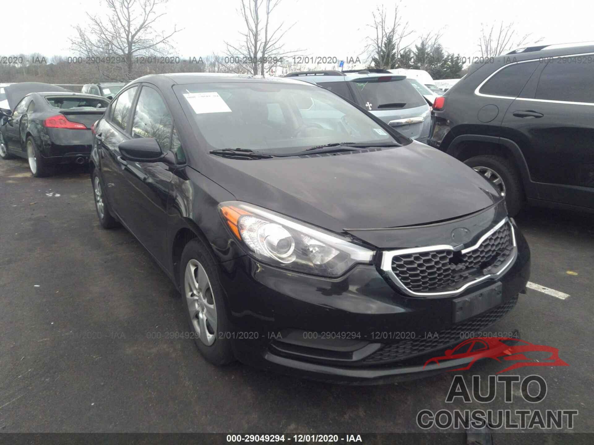 KIA FORTE 2016 - KNAFK4A65G5509915