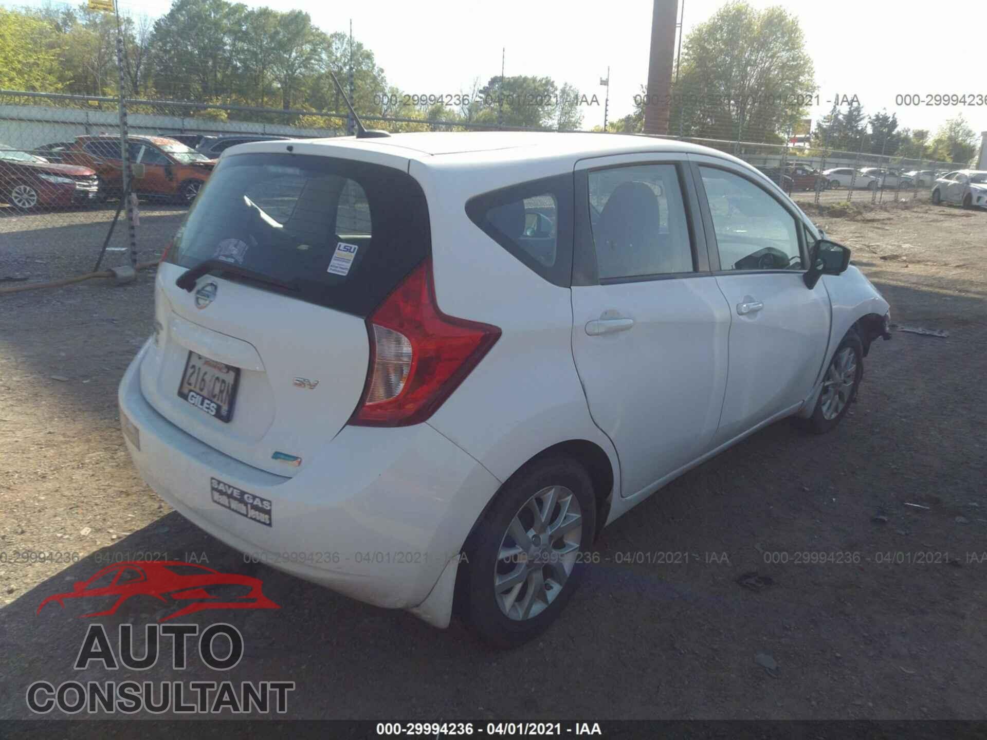 NISSAN VERSA NOTE 2016 - 3N1CE2CP8GL393734