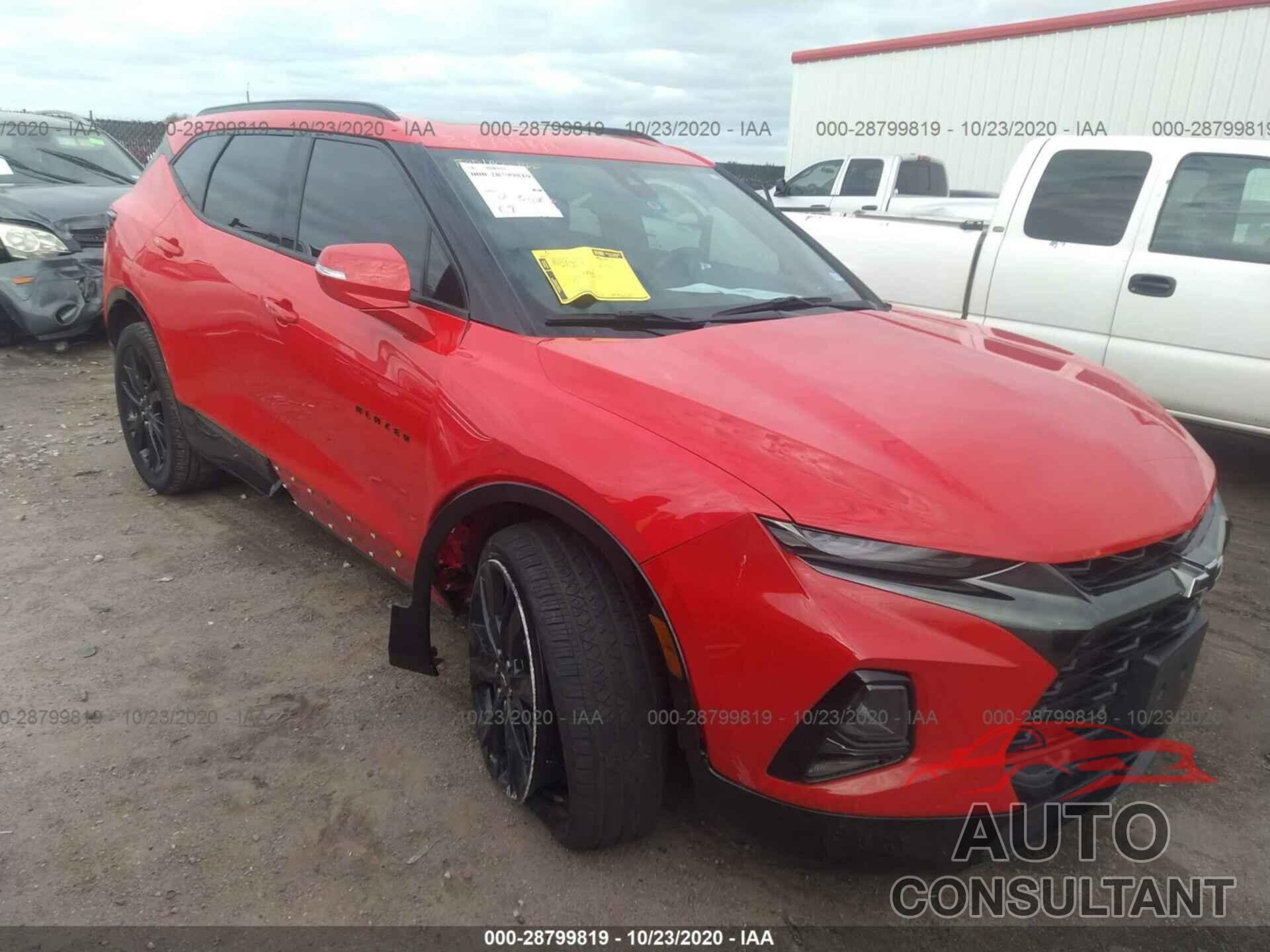 CHEVROLET BLAZER 2019 - 3GNKBERS3KS622678