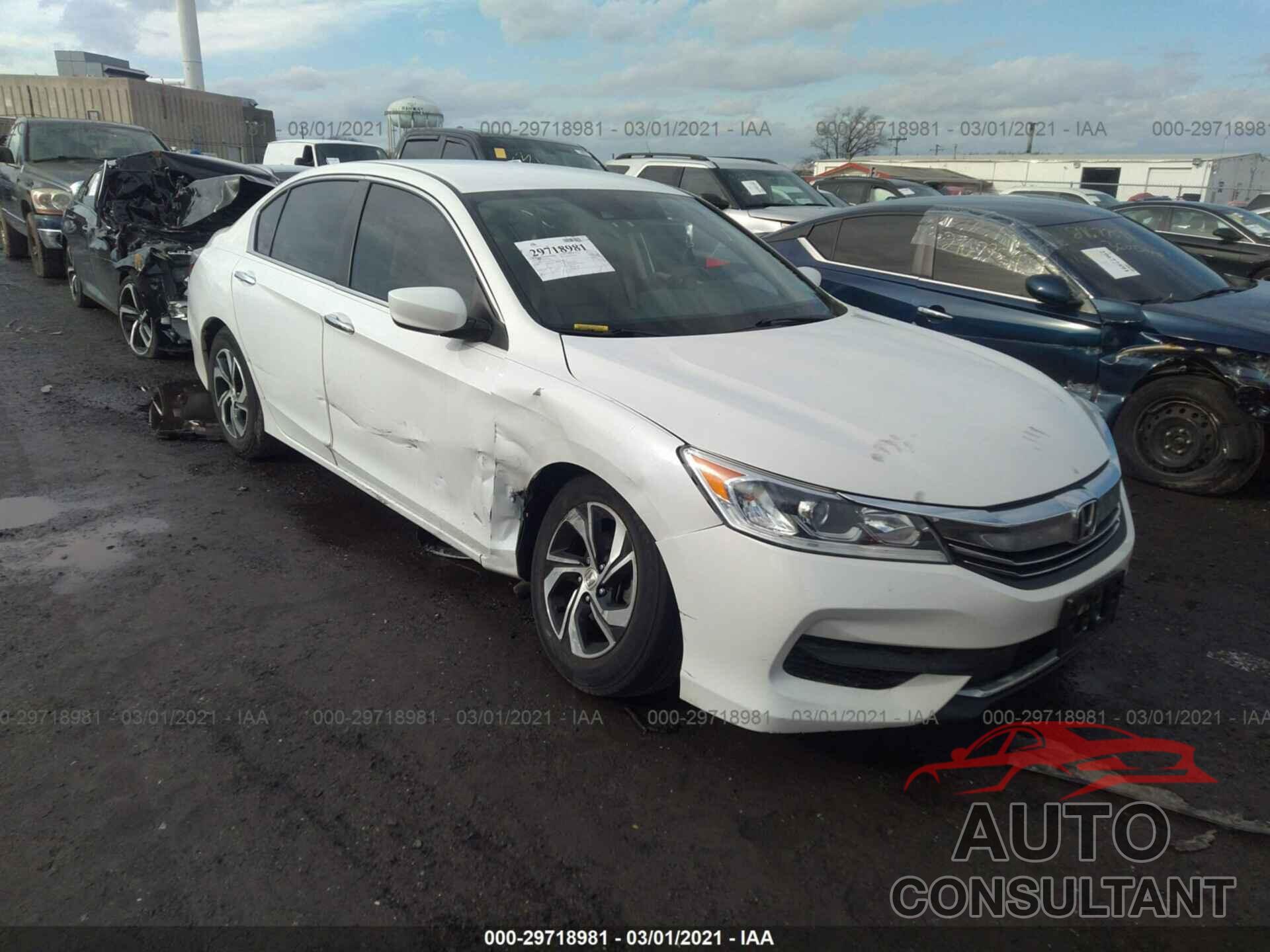 HONDA ACCORD SEDAN 2016 - 1HGCR2F49GA105795