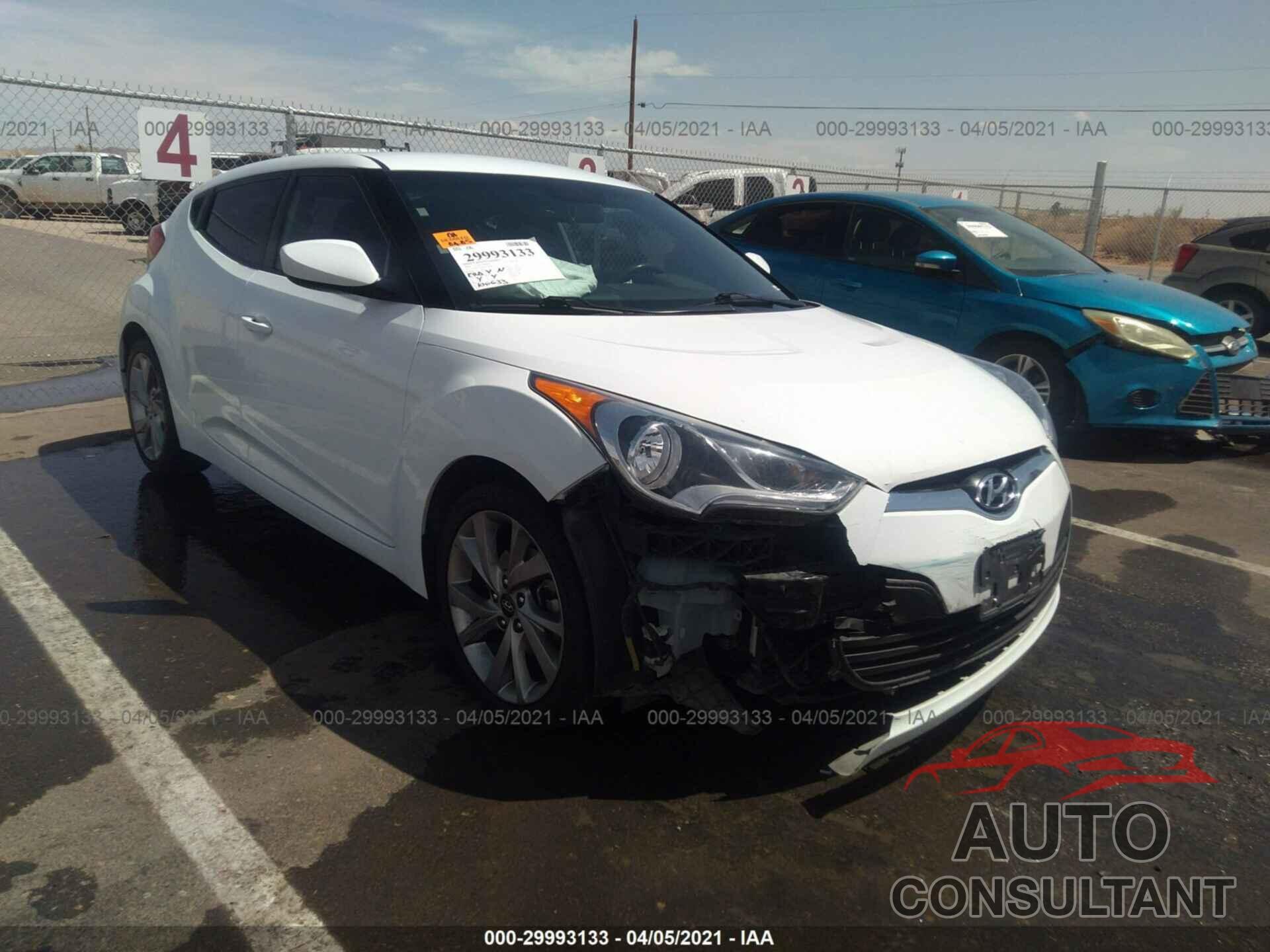 HYUNDAI VELOSTER 2016 - KMHTC6AD4GU279010