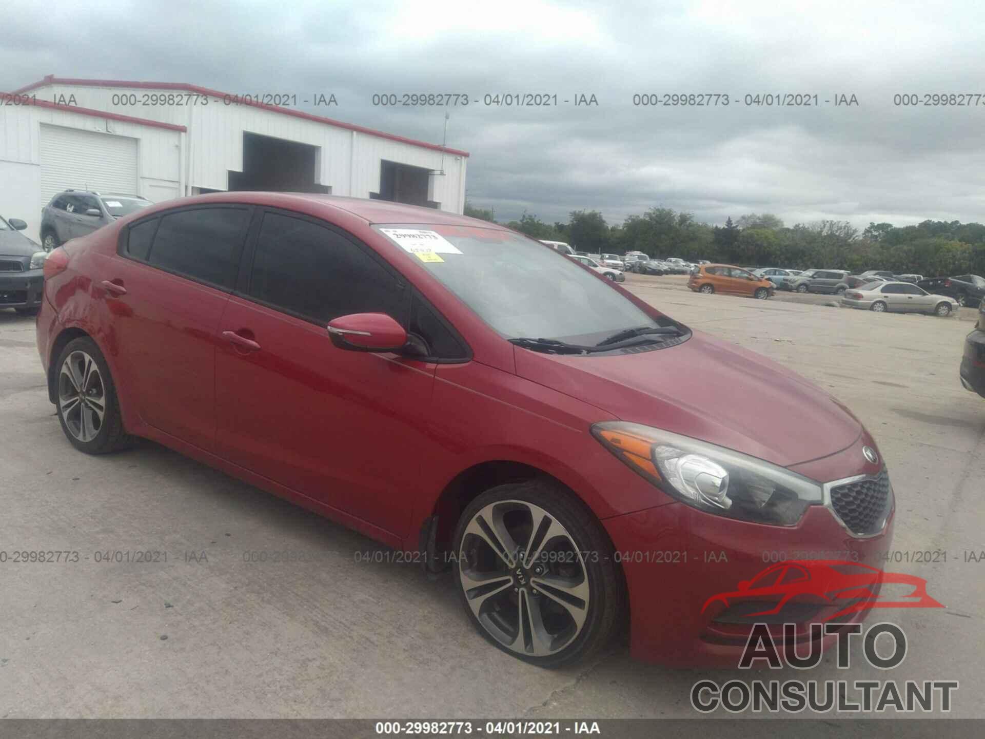 KIA FORTE 2016 - KNAFX4A68G5609931