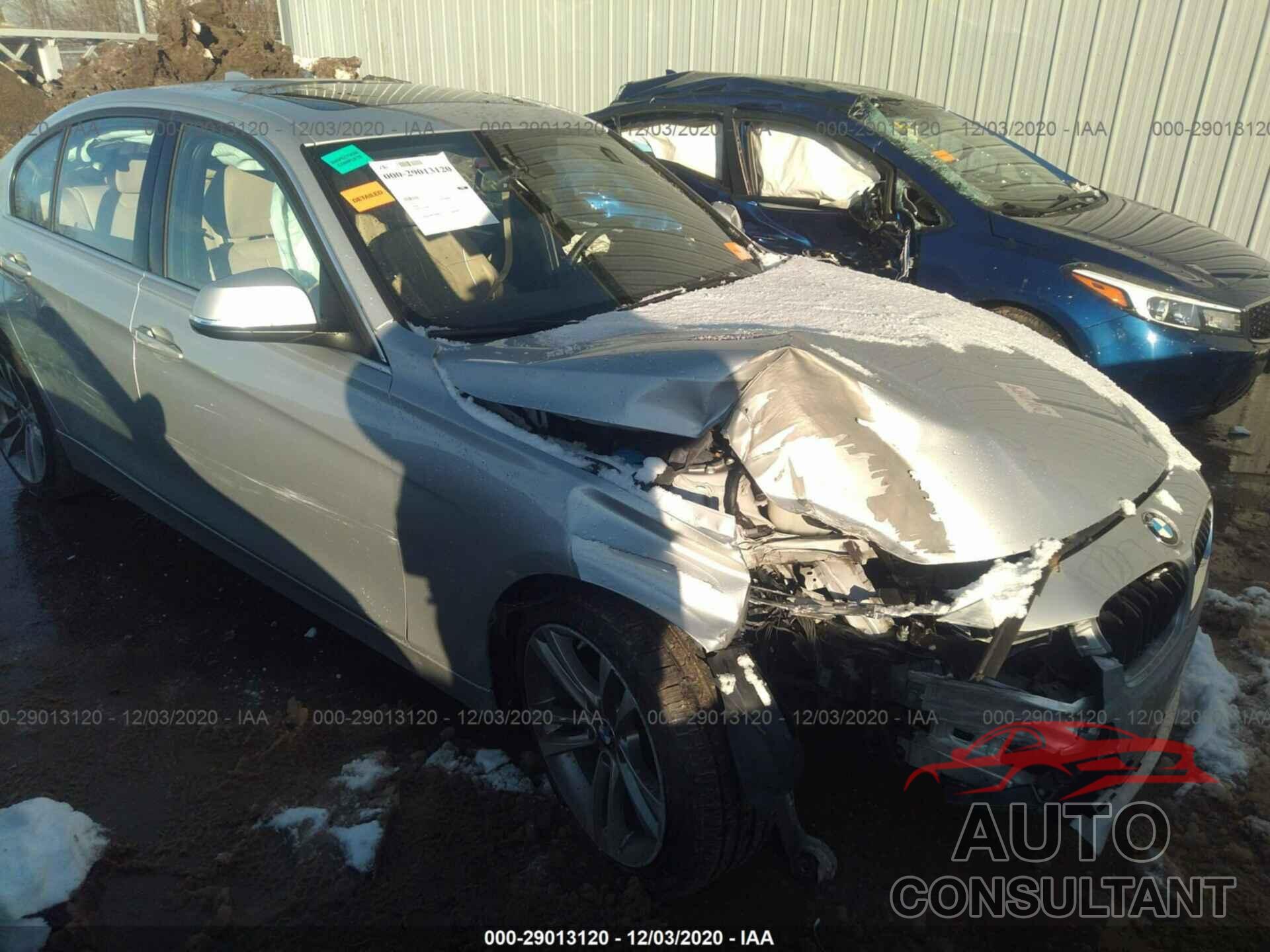 BMW 3 SERIES 2017 - WBA8F1C3XHK825733