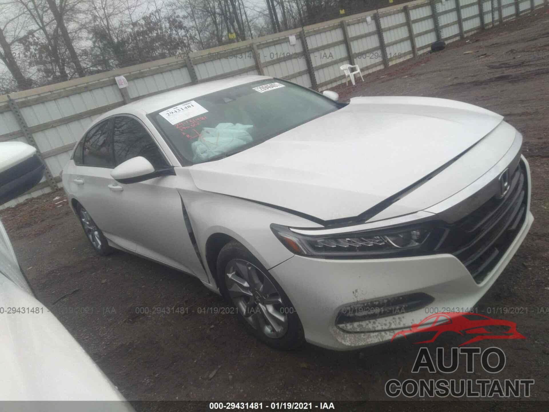 HONDA ACCORD SEDAN 2018 - 1HGCV1F12JA183211