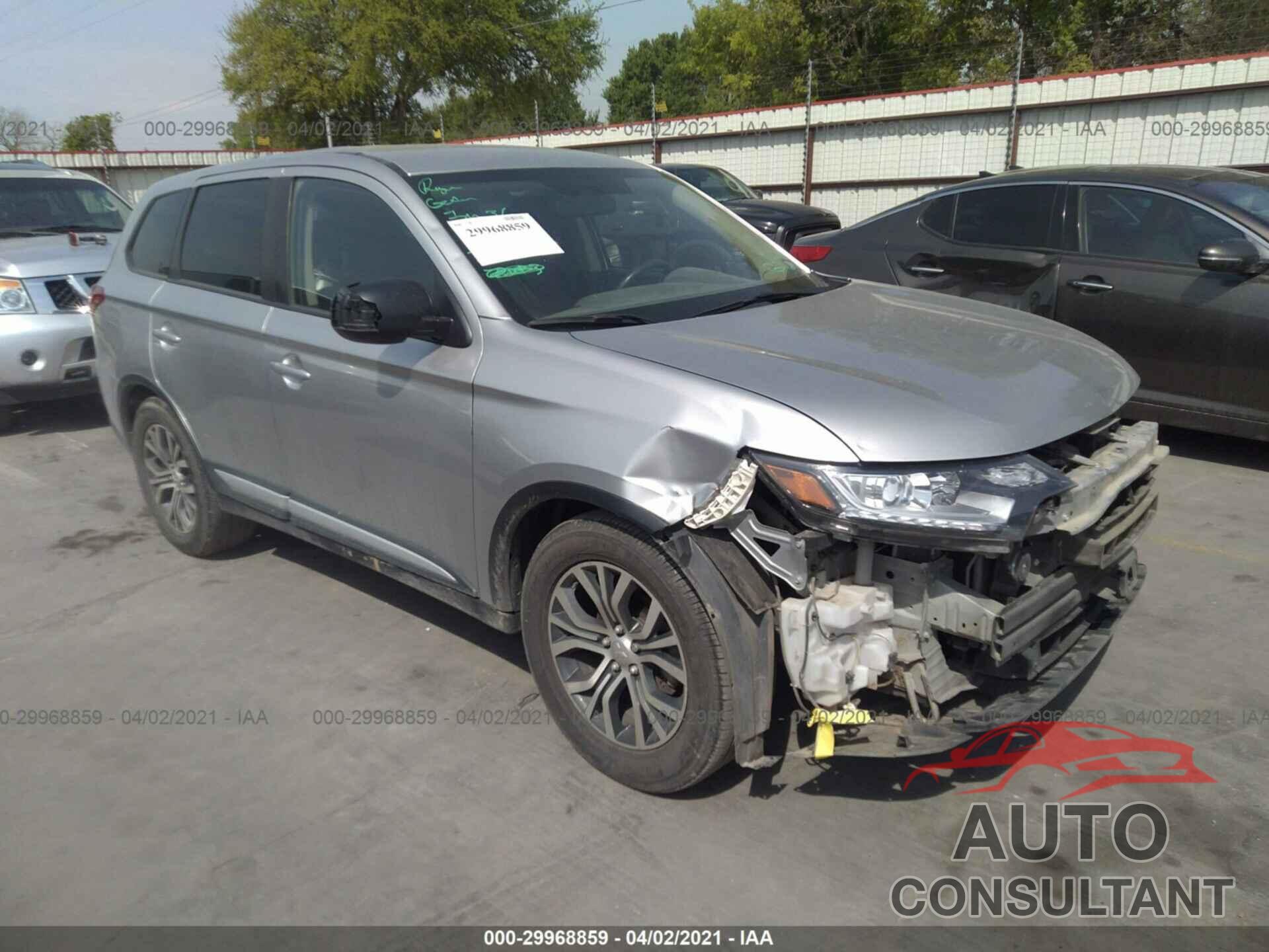 MITSUBISHI OUTLANDER 2018 - JA4AD2A39JZ063456