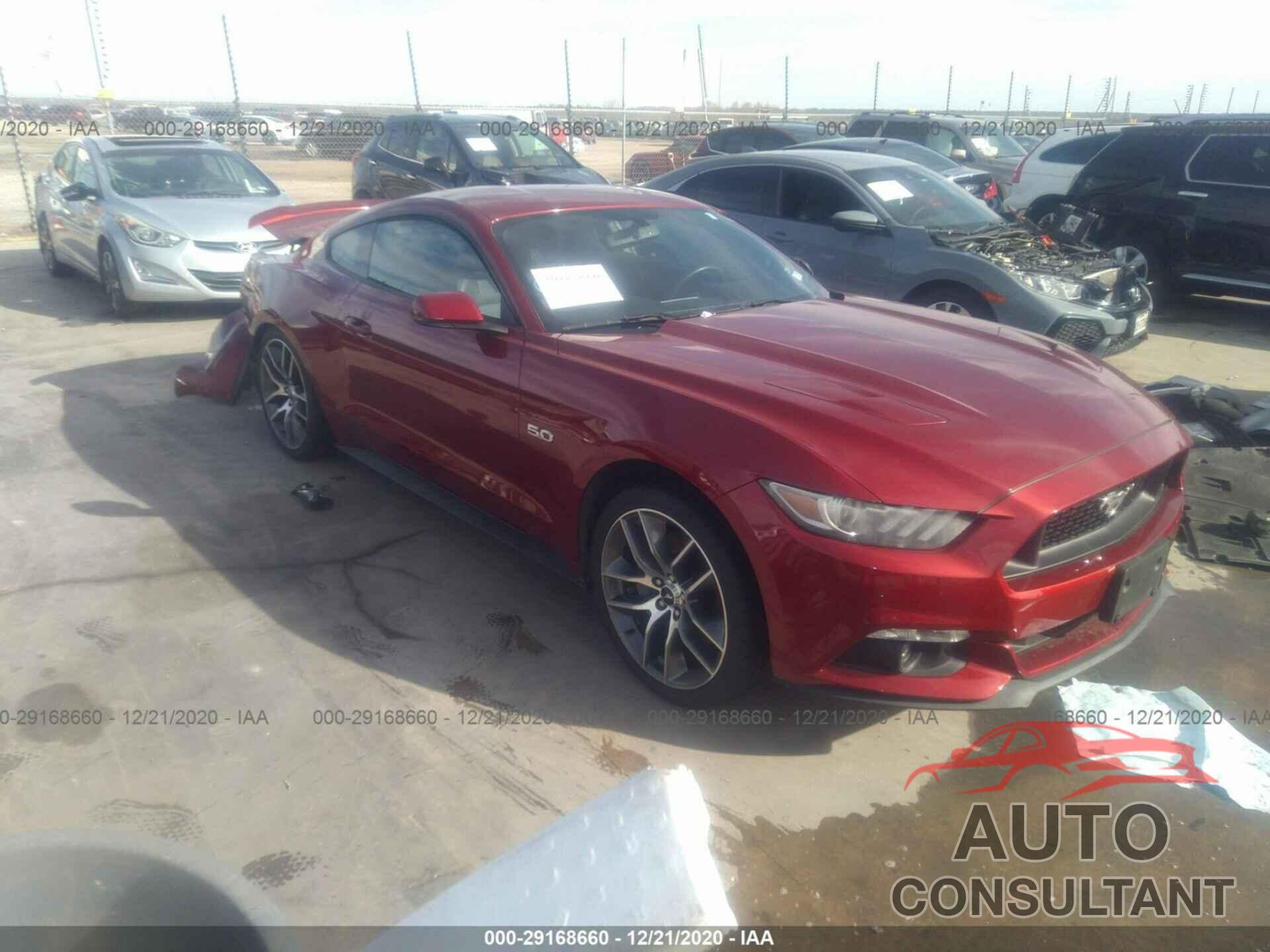 FORD MUSTANG 2016 - 1FA6P8CF3G5301708