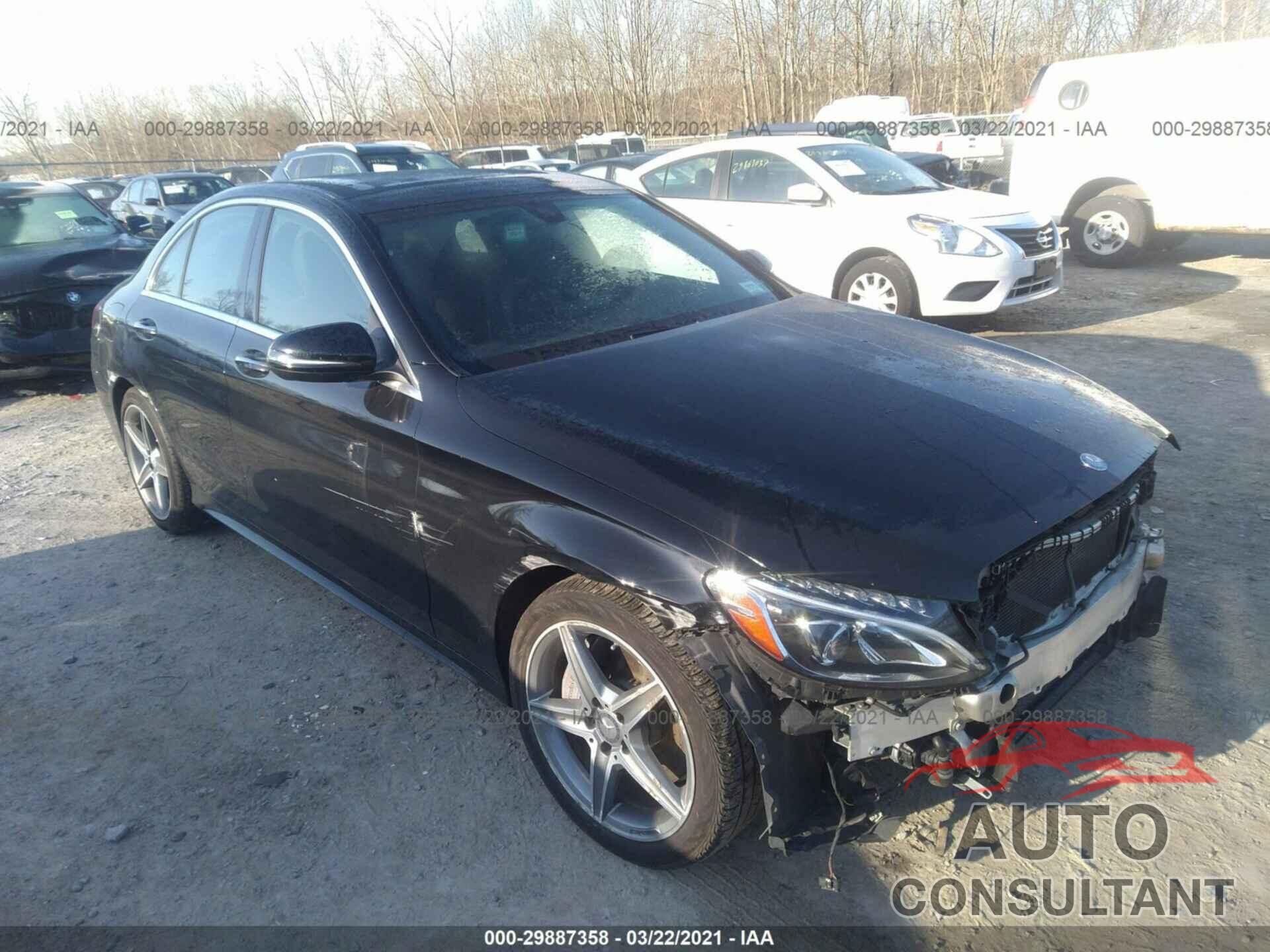 MERCEDES-BENZ C-CLASS 2016 - WDDWF4KB9GR122317