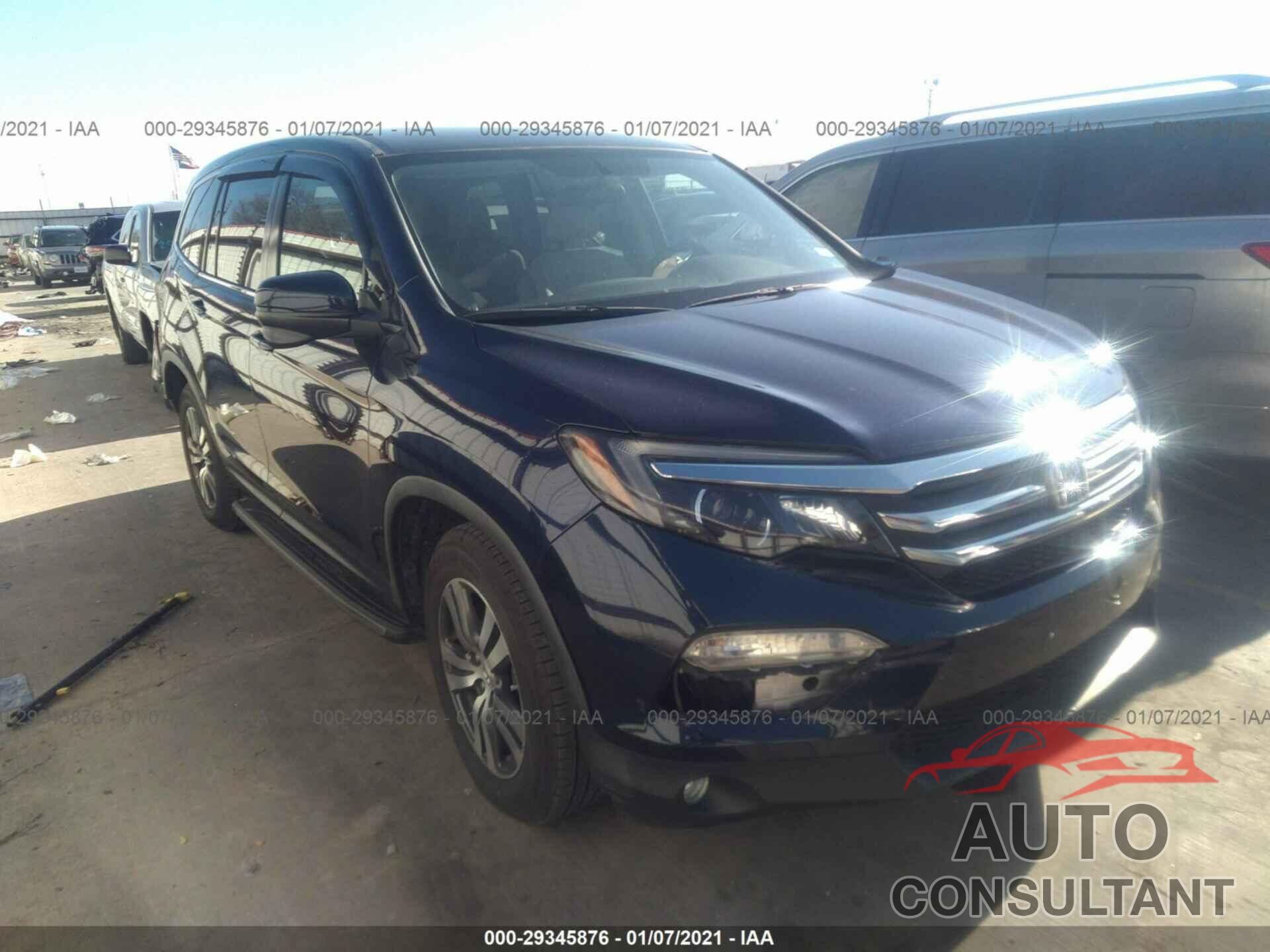 HONDA PILOT 2016 - 5FNYF5H35GB014131