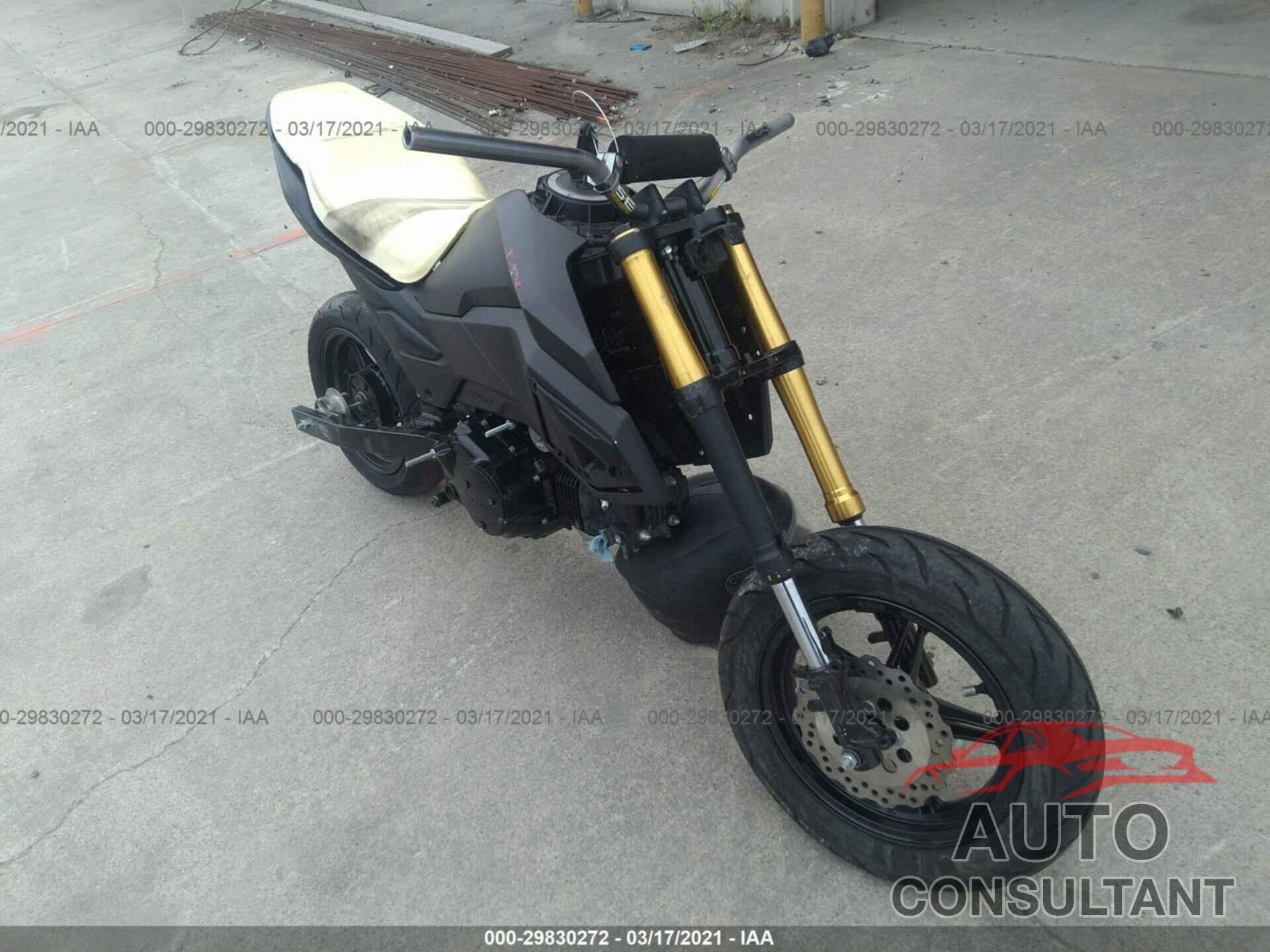 HONDA GROM 2018 - MLHJC7510J5001933