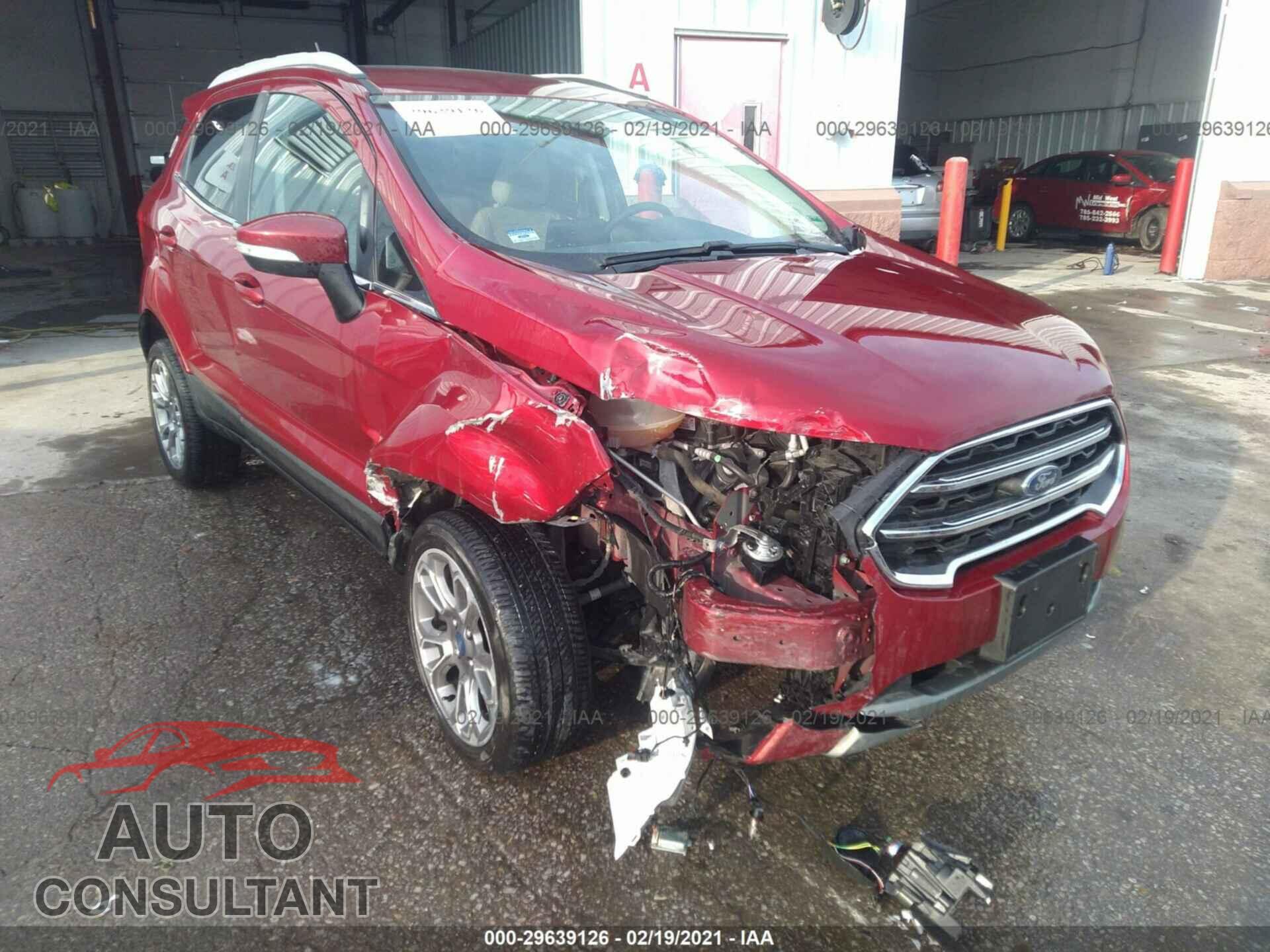 FORD ECOSPORT 2019 - MAJ6S3KL2KC309957
