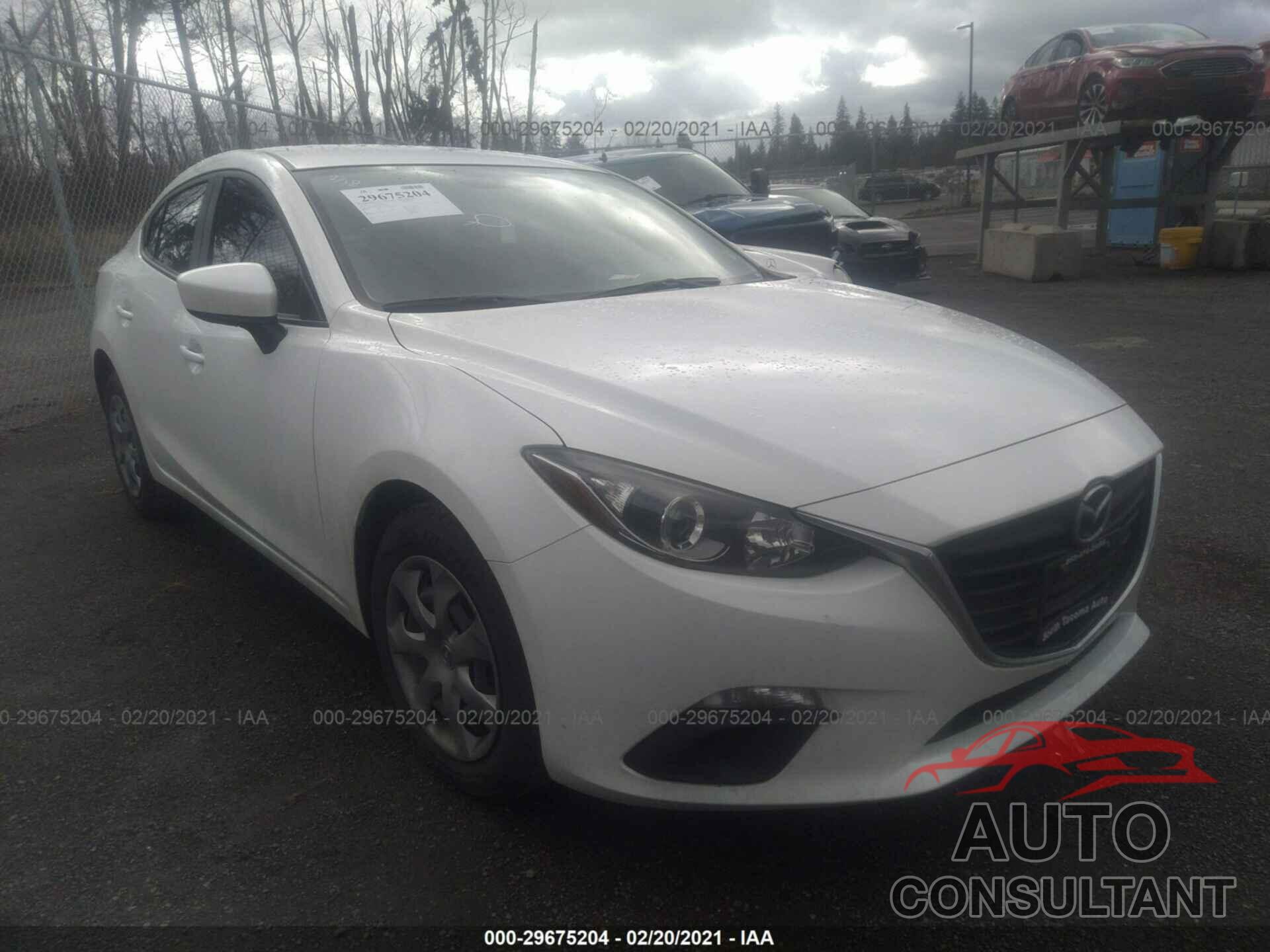 MAZDA MAZDA3 2016 - JM1BM1T76G1355495