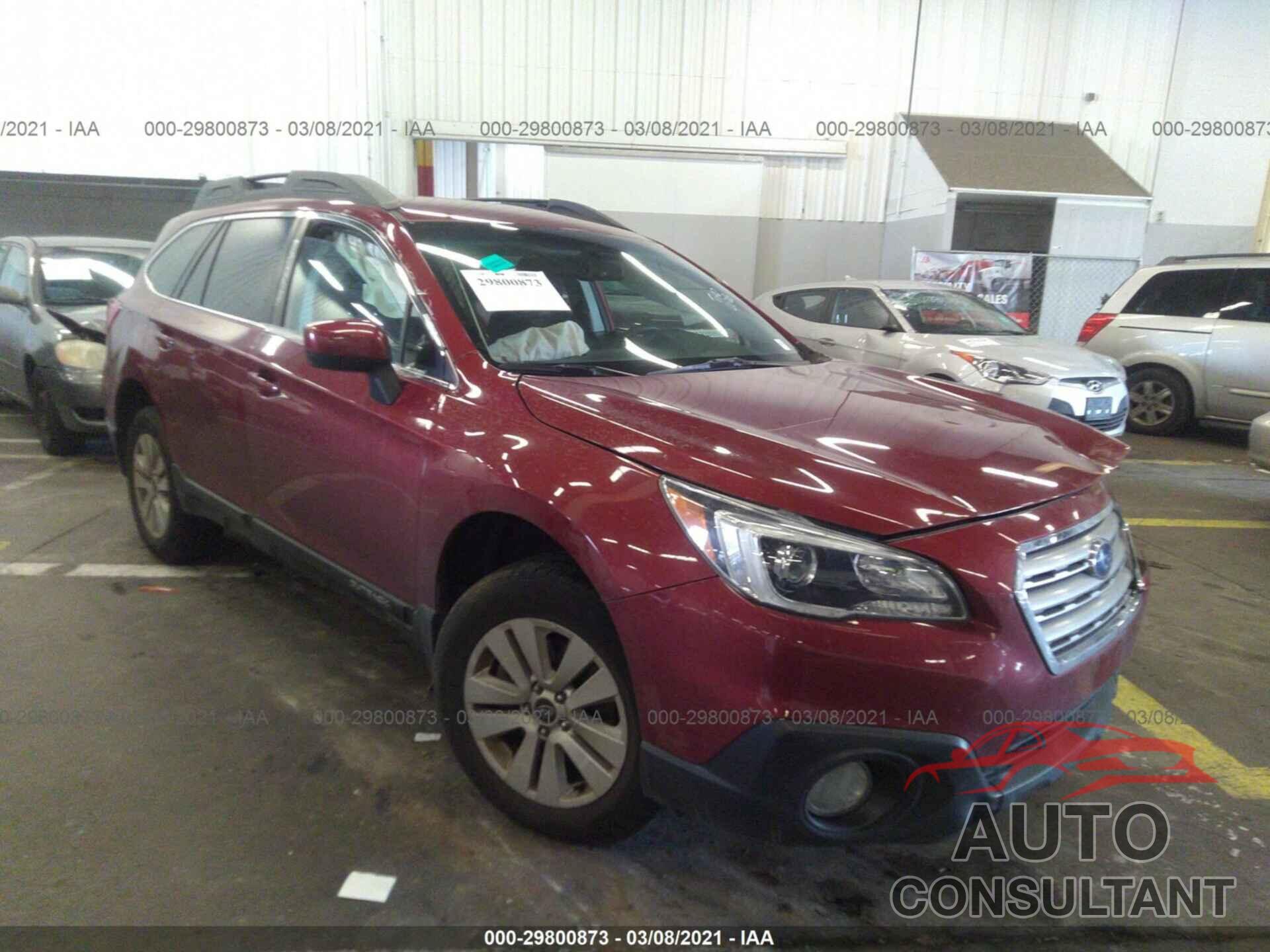 SUBARU OUTBACK 2016 - 4S4BSACC7G3208458