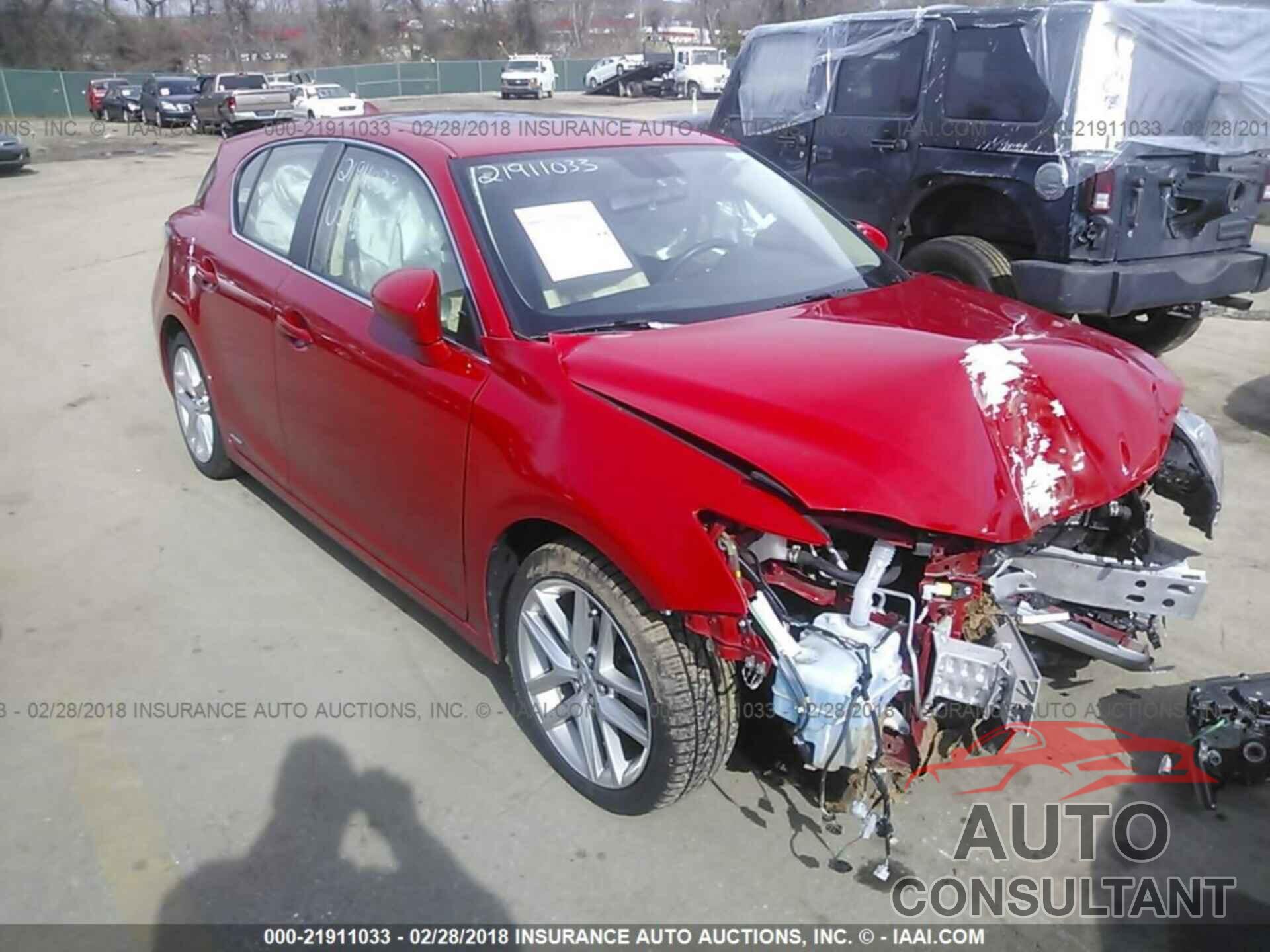 Lexus Ct 2014 - JTHKD5BH5E2174122