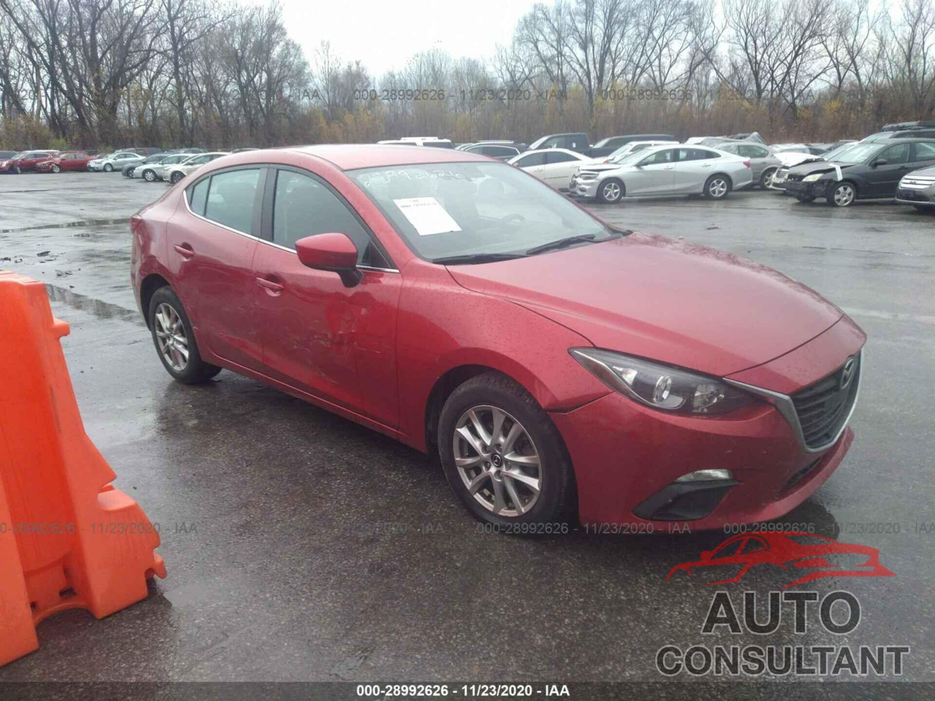 MAZDA MAZDA3 2016 - JM1BM1U77G1325078