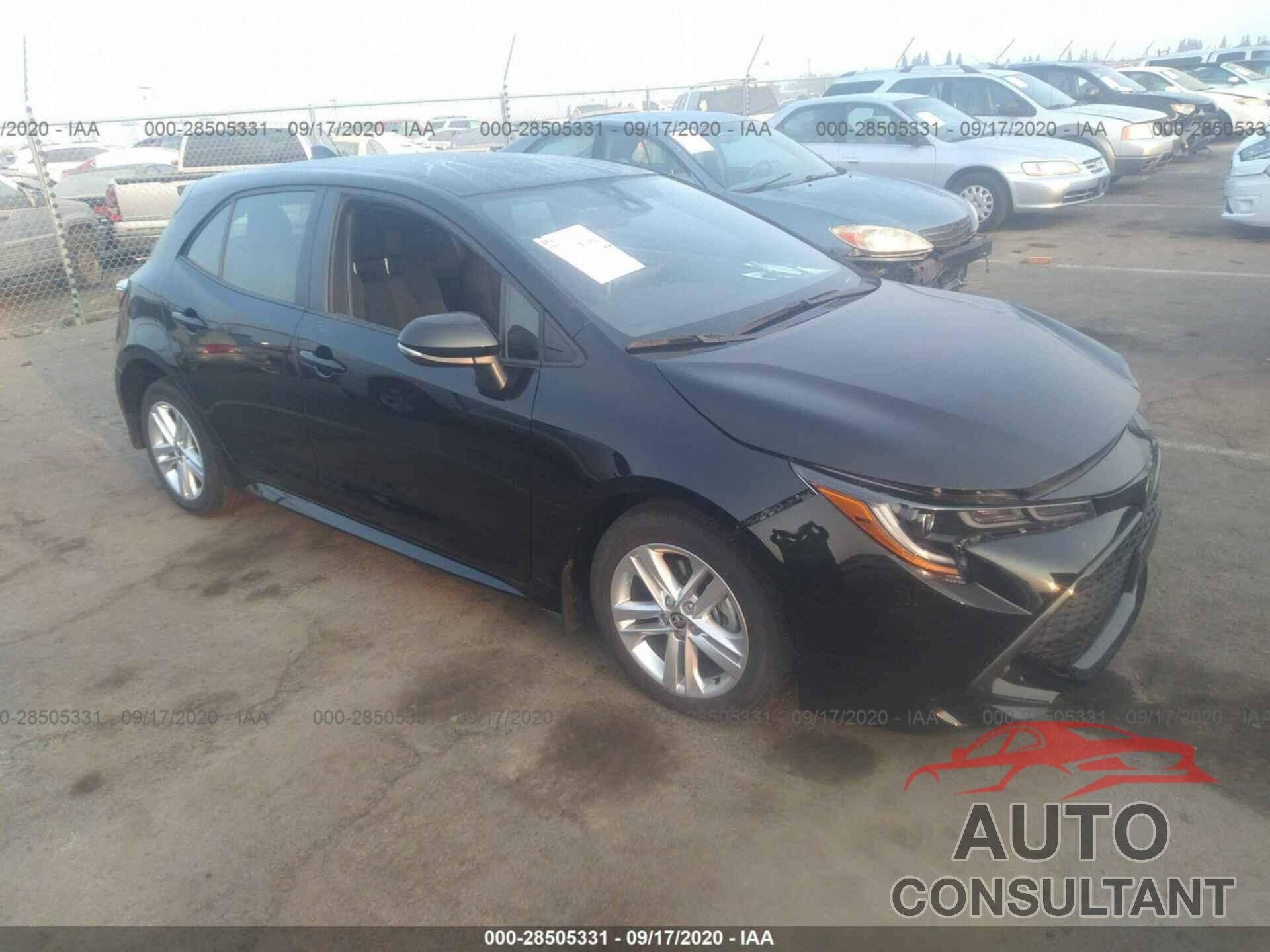 TOYOTA COROLLA HATCHBACK 2020 - JTND4RBE5L3096399