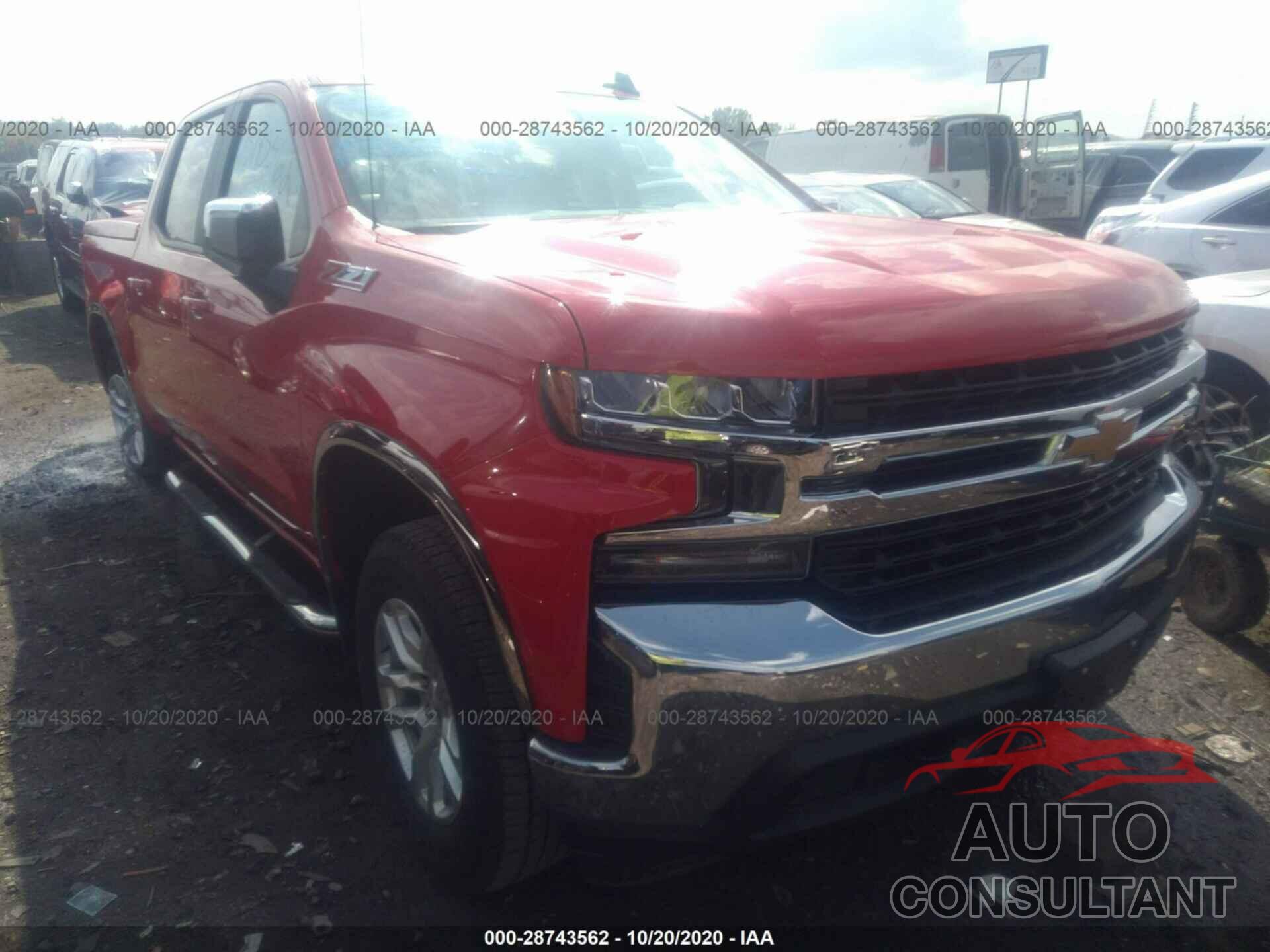 CHEVROLET SILVERADO 1500 2019 - 3GCUYDED0KG258854
