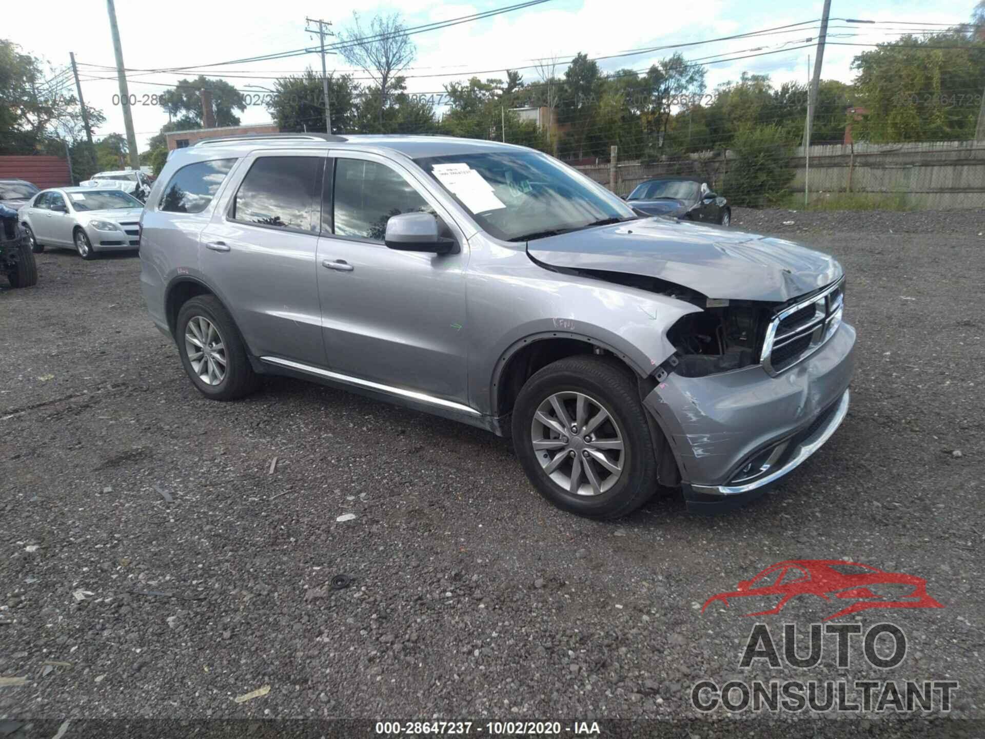 DODGE DURANGO 2017 - 1C4RDJAG3HC630151