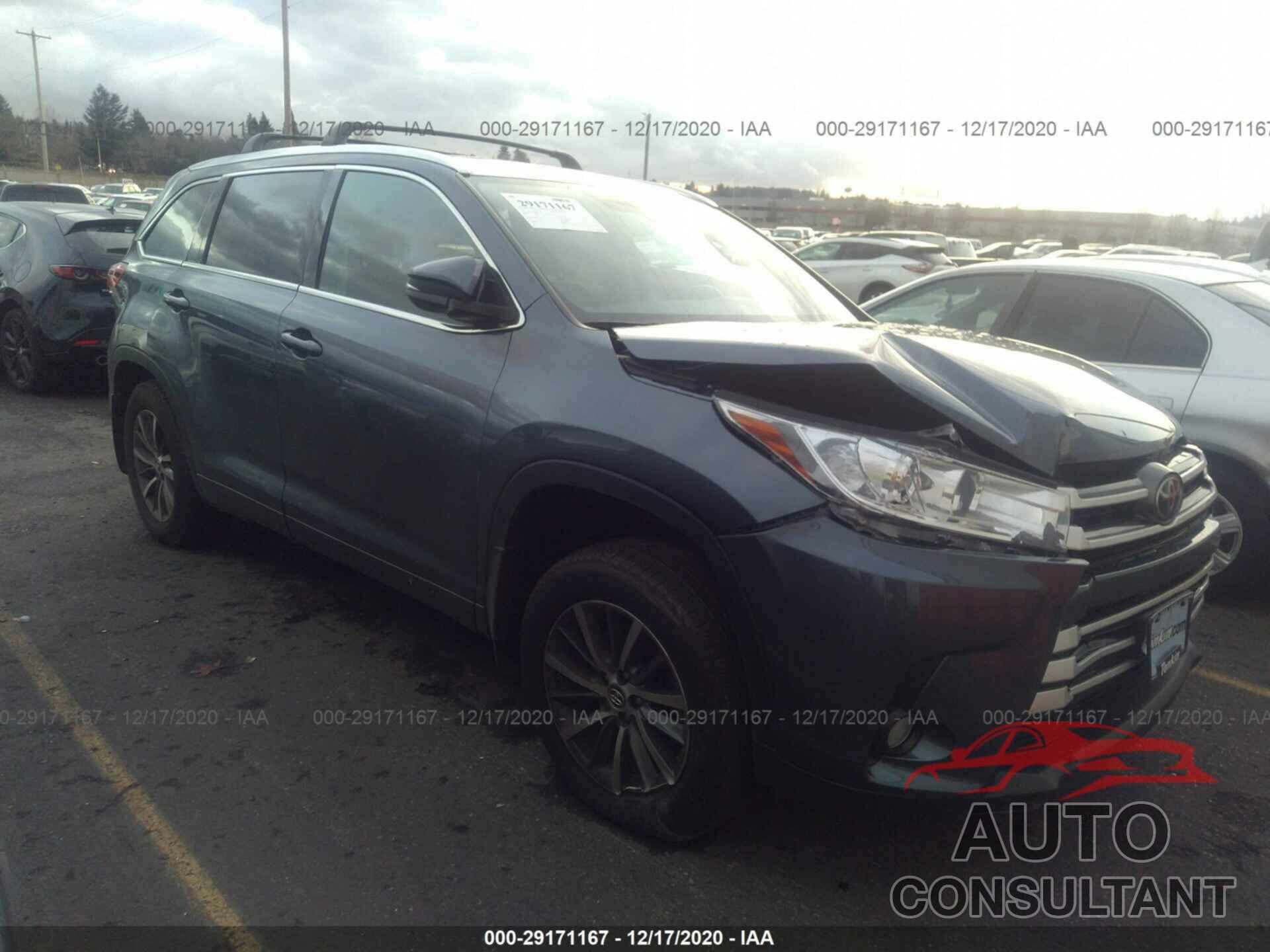 TOYOTA HIGHLANDER 2017 - 5TDJZRFH2HS431797