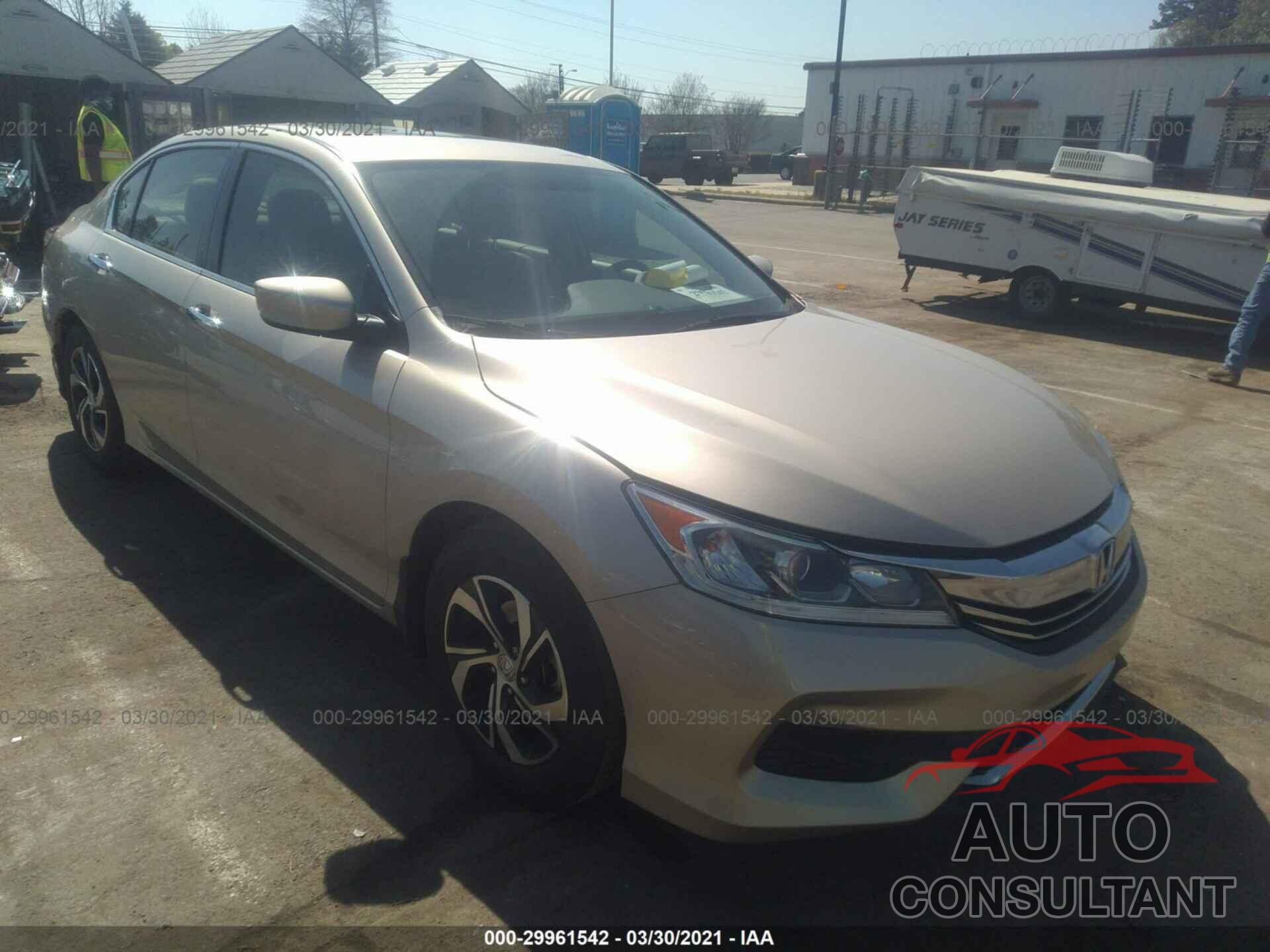 HONDA ACCORD SEDAN 2017 - 1HGCR2F30HA168051