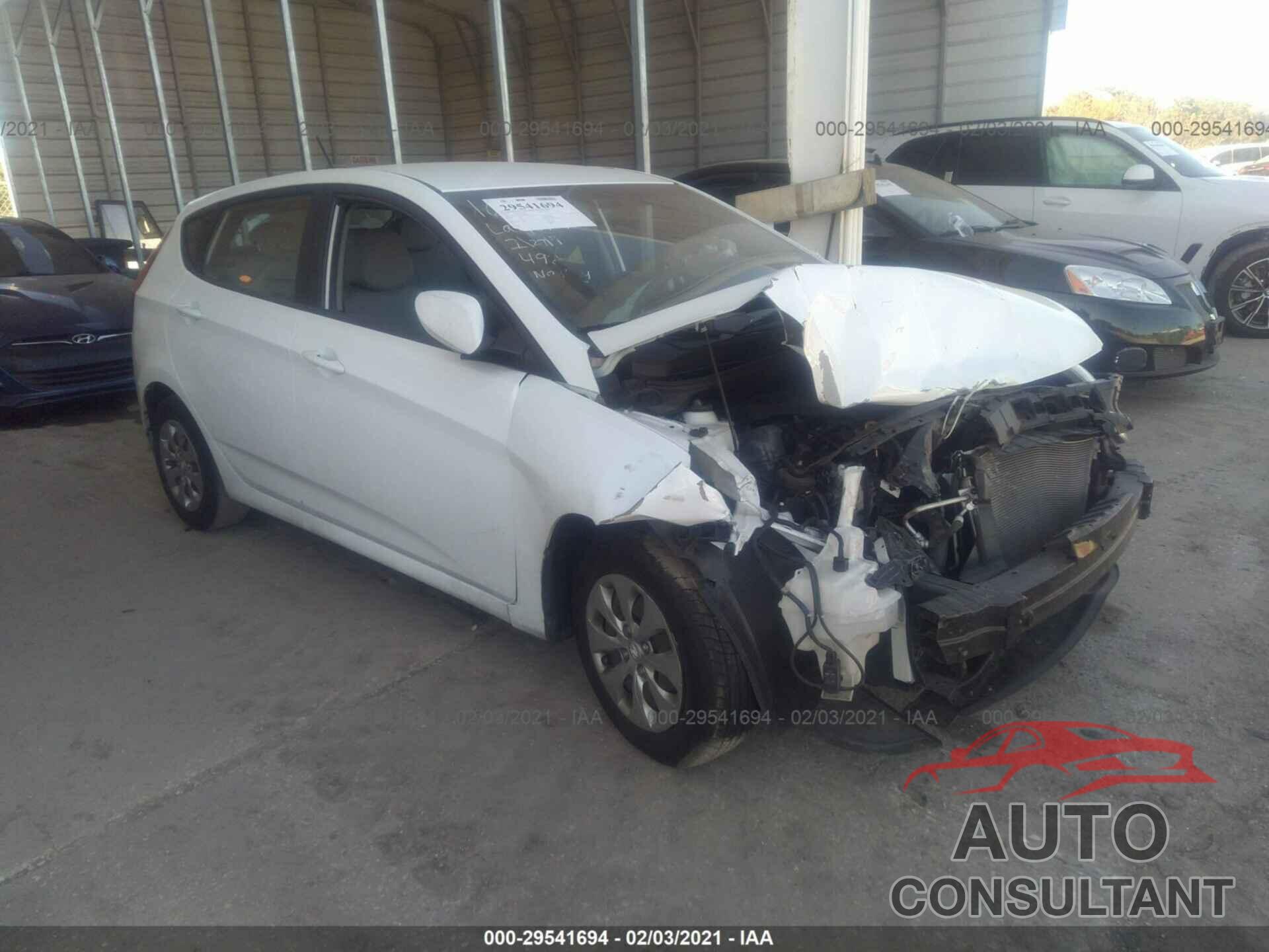 HYUNDAI ACCENT 2016 - KMHCT5AE7GU276816