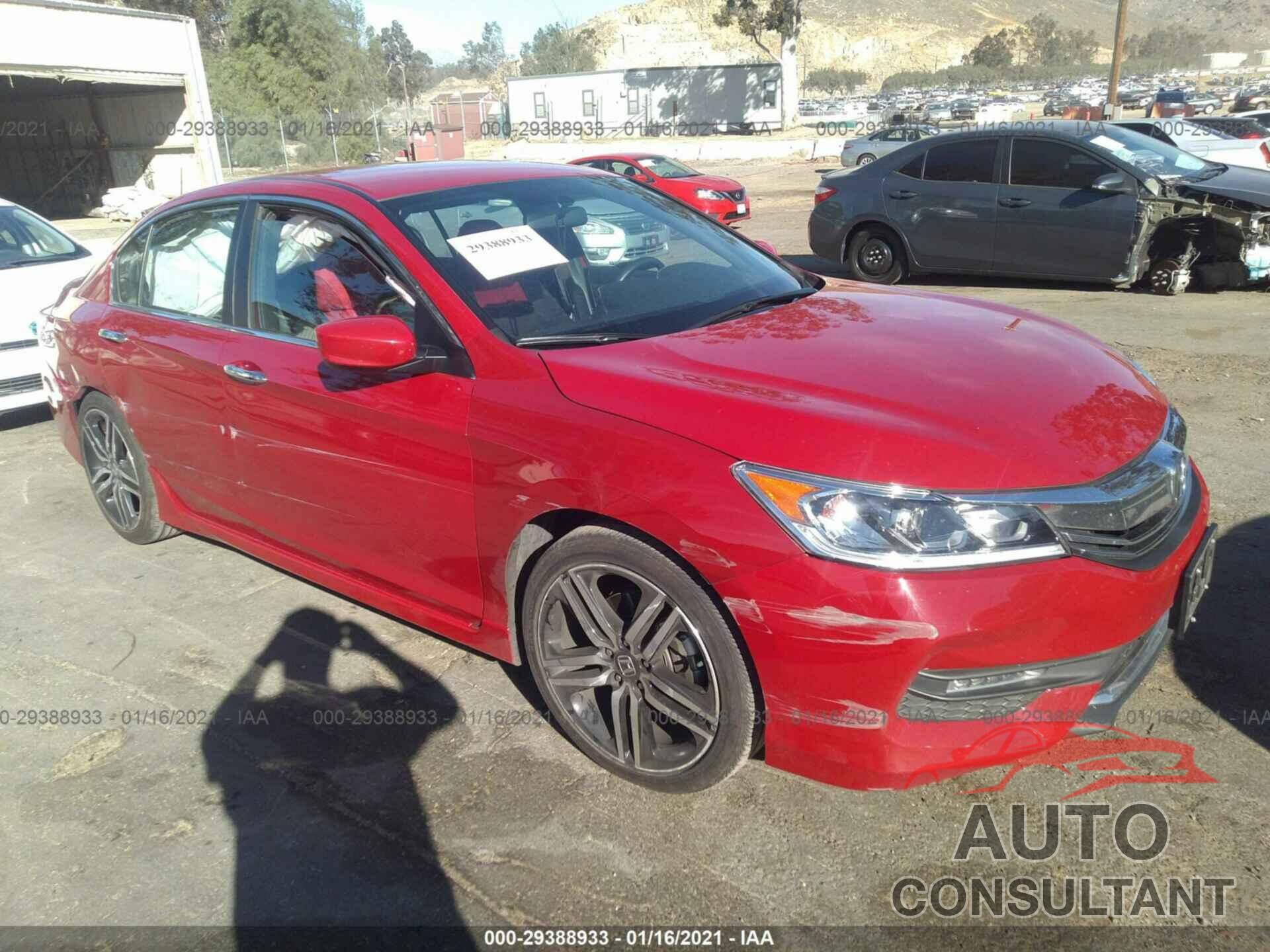 HONDA ACCORD SEDAN 2017 - 1HGCR2F54HA264105