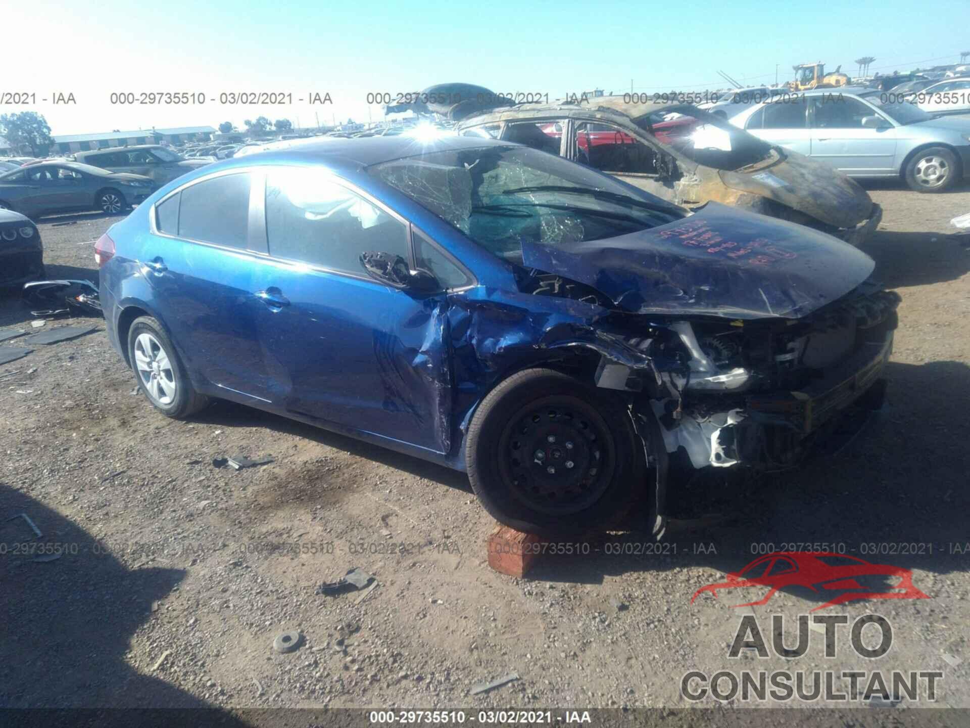 KIA FORTE 2017 - 3KPFK4A7XHE156895