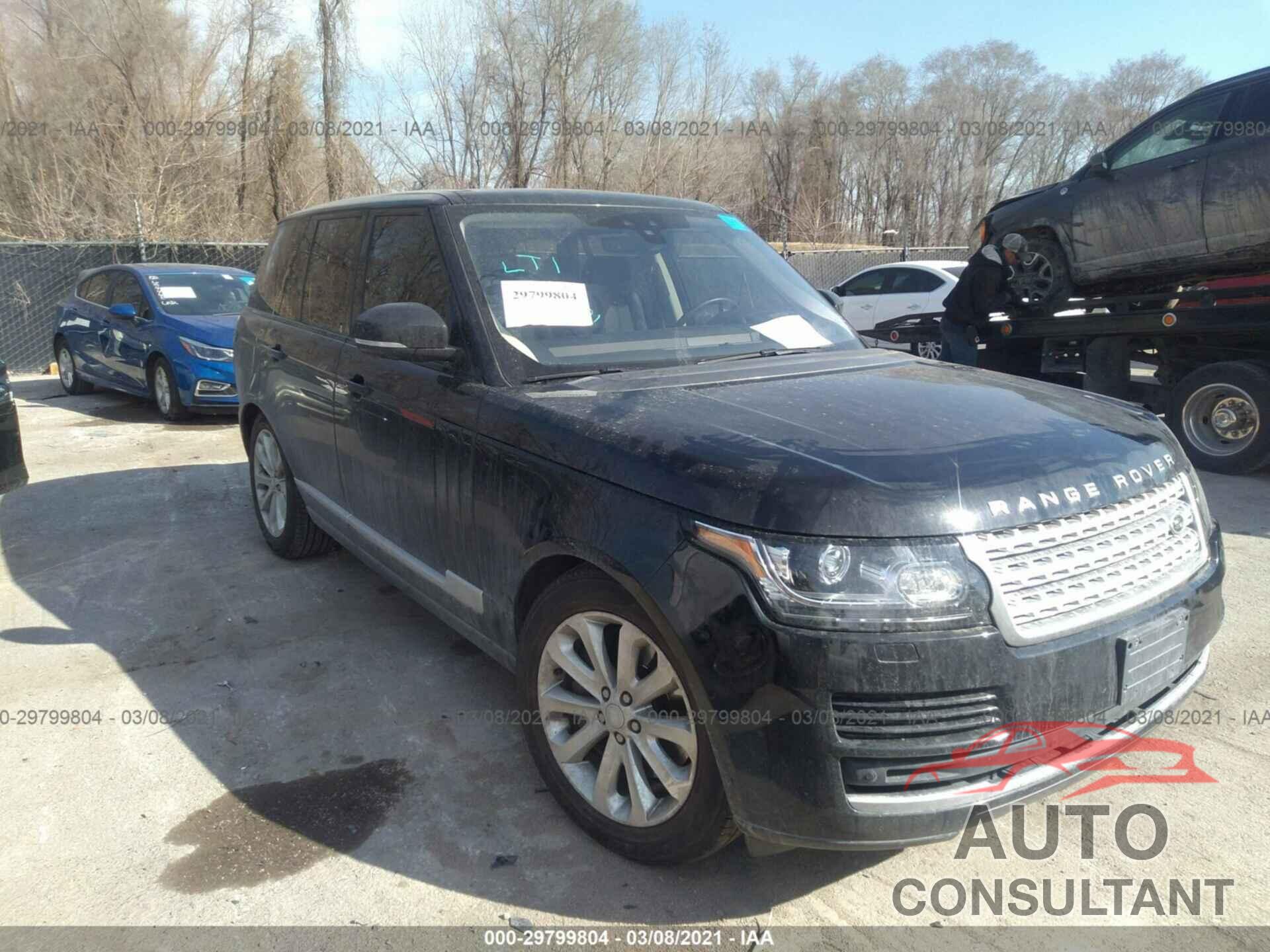 LAND ROVER RANGE ROVER 2017 - SALGS2FV5HA370205