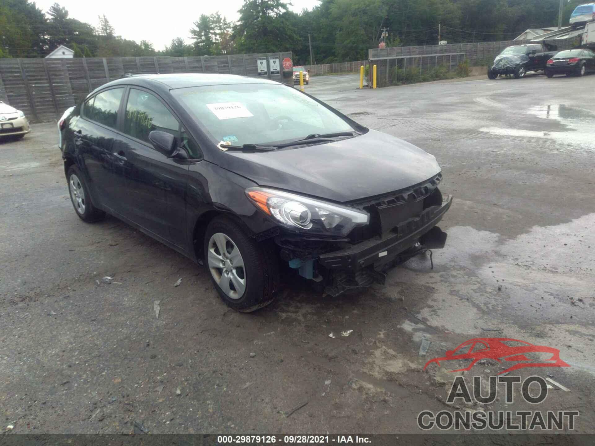 KIA FORTE 2016 - KNAFX4A62G5541402