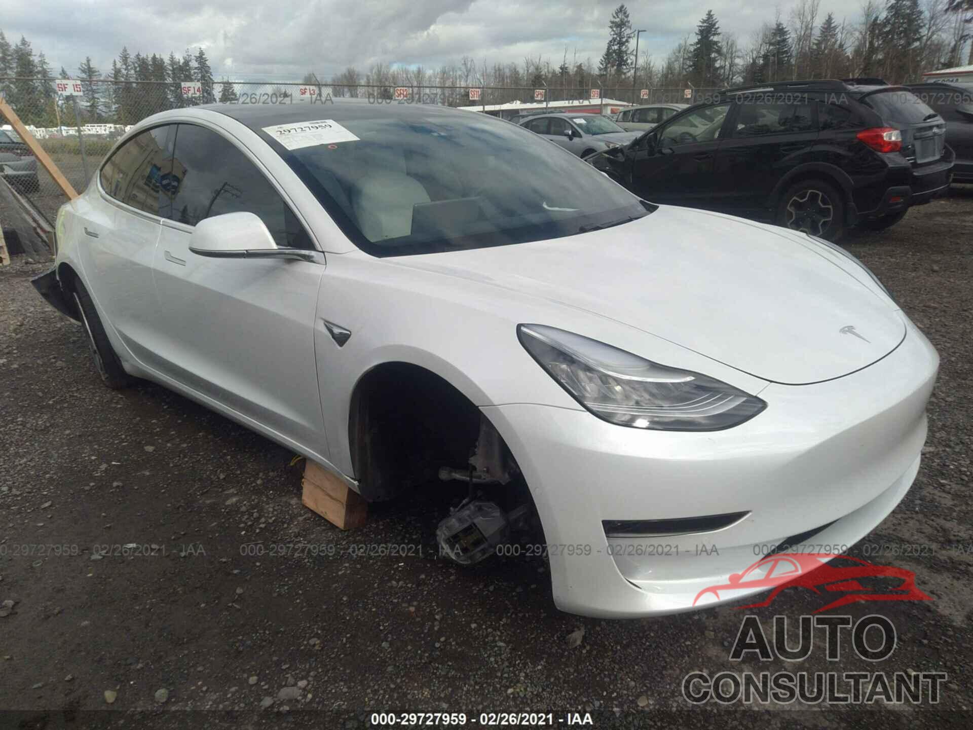 TESLA MODEL 3 2019 - 5YJ3E1EB1KF421521