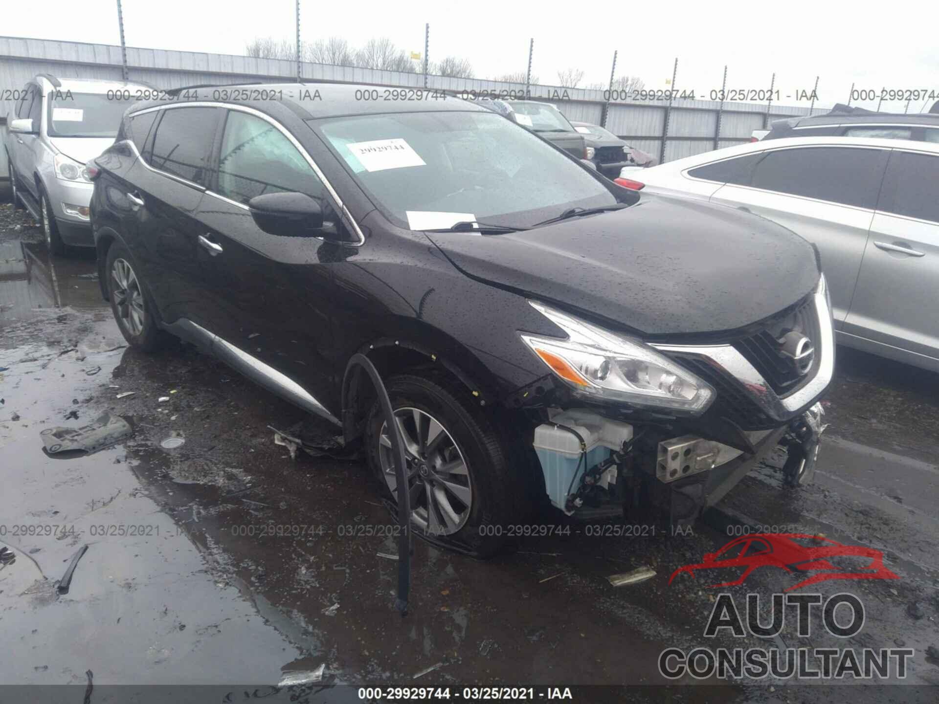 NISSAN MURANO 2016 - 5N1AZ2MH8GN110664