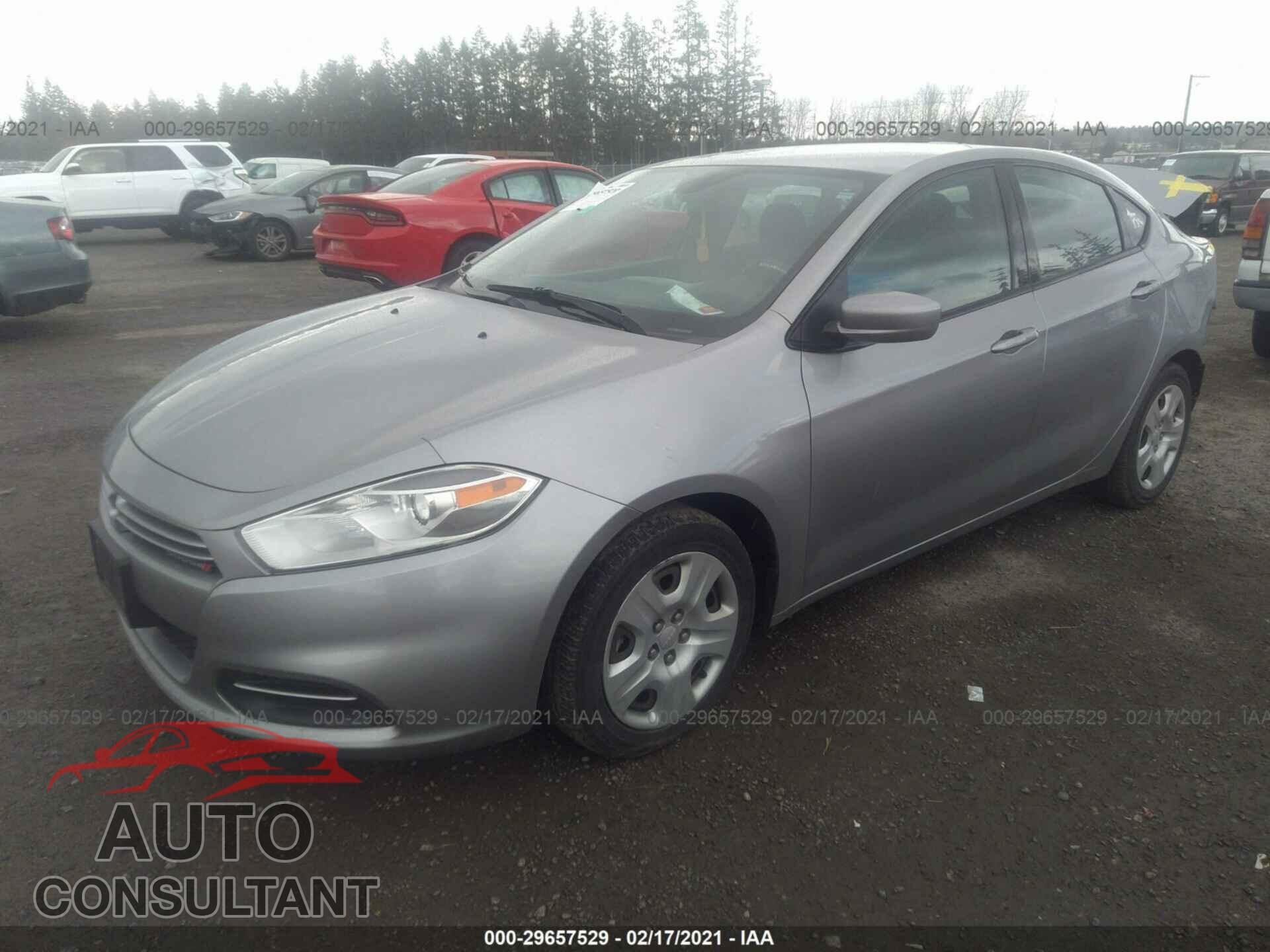 DODGE DART 2016 - 1C3CDFAA9GD736809