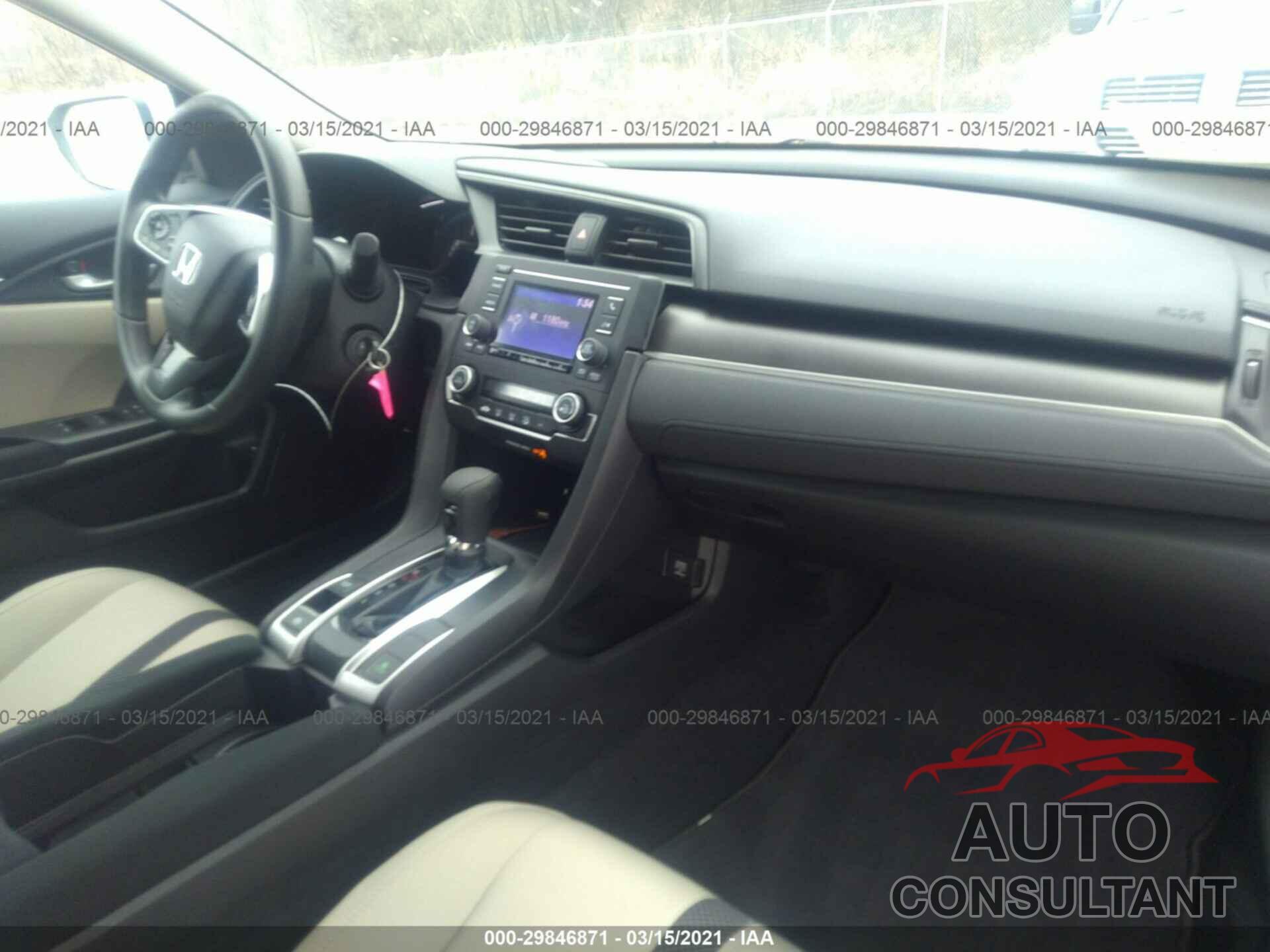 HONDA CIVIC SEDAN 2019 - 19XFC2F69KE040161