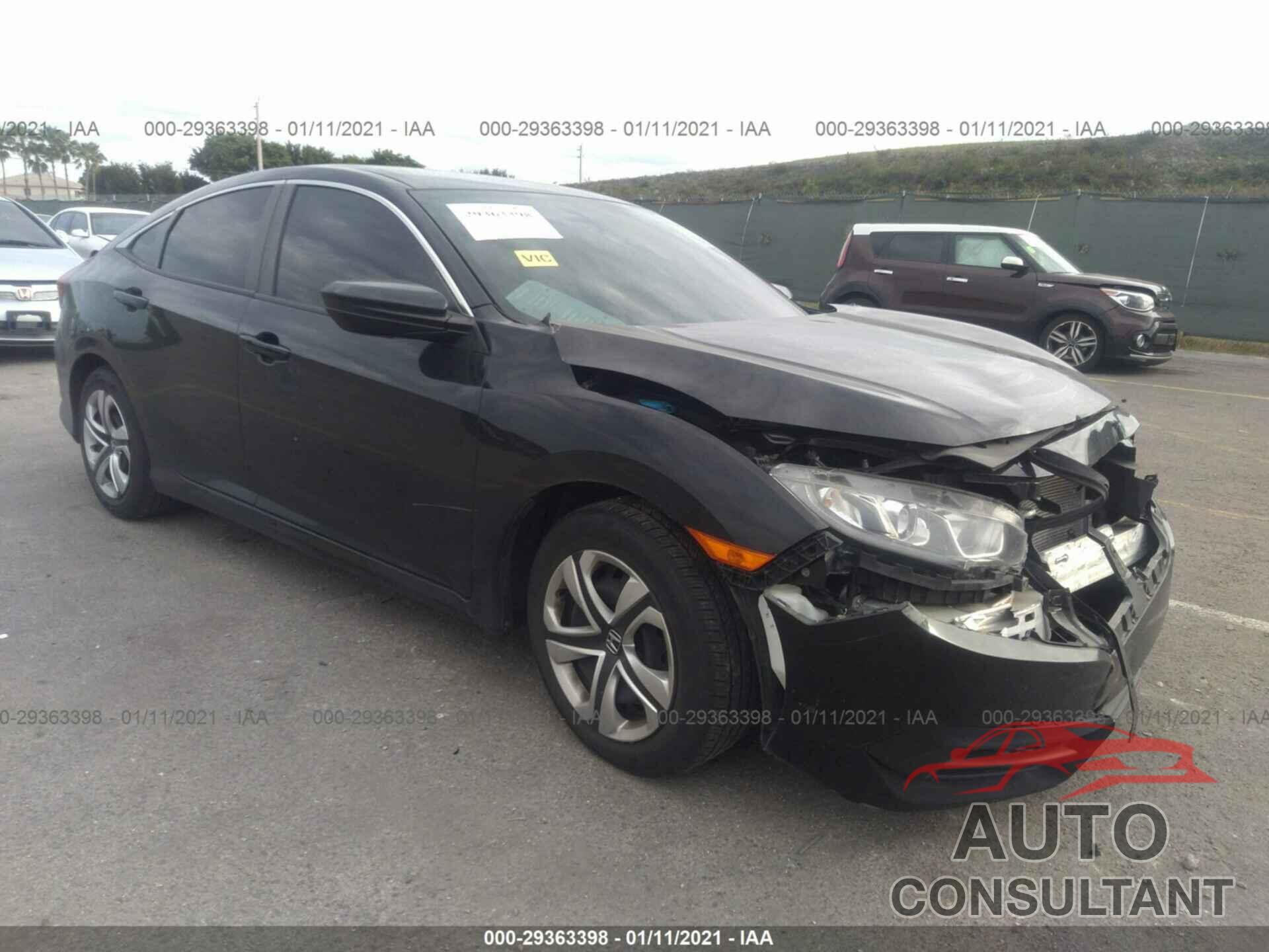 HONDA CIVIC SEDAN 2016 - 19XFC2F54GE050918