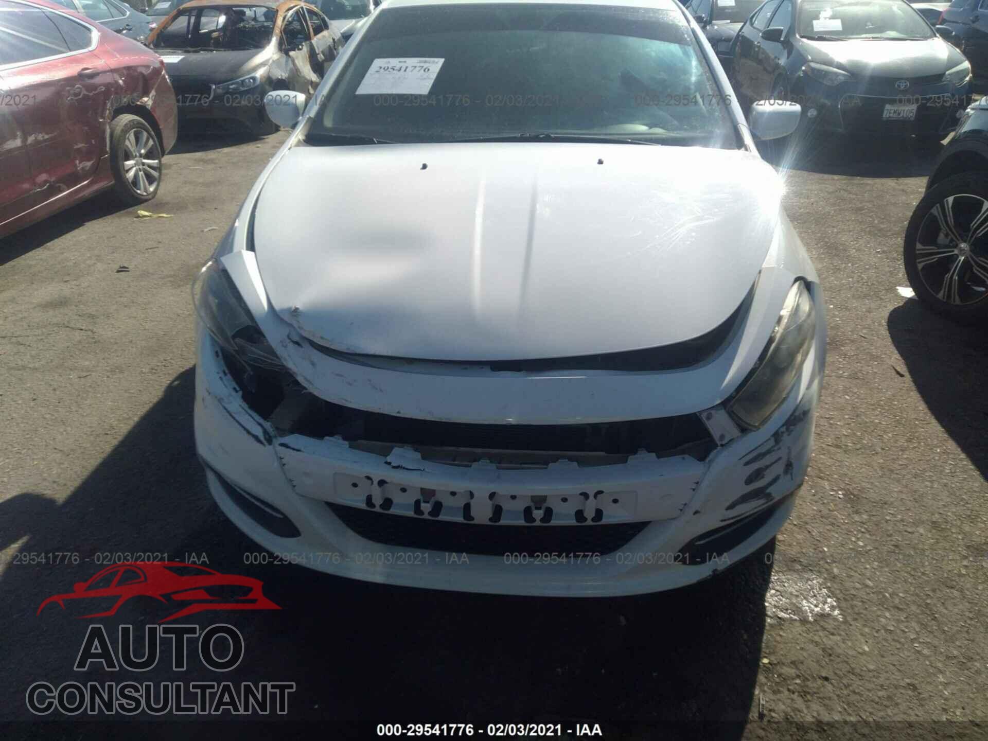 DODGE DART 2016 - 1C3CDFAA0GD516233
