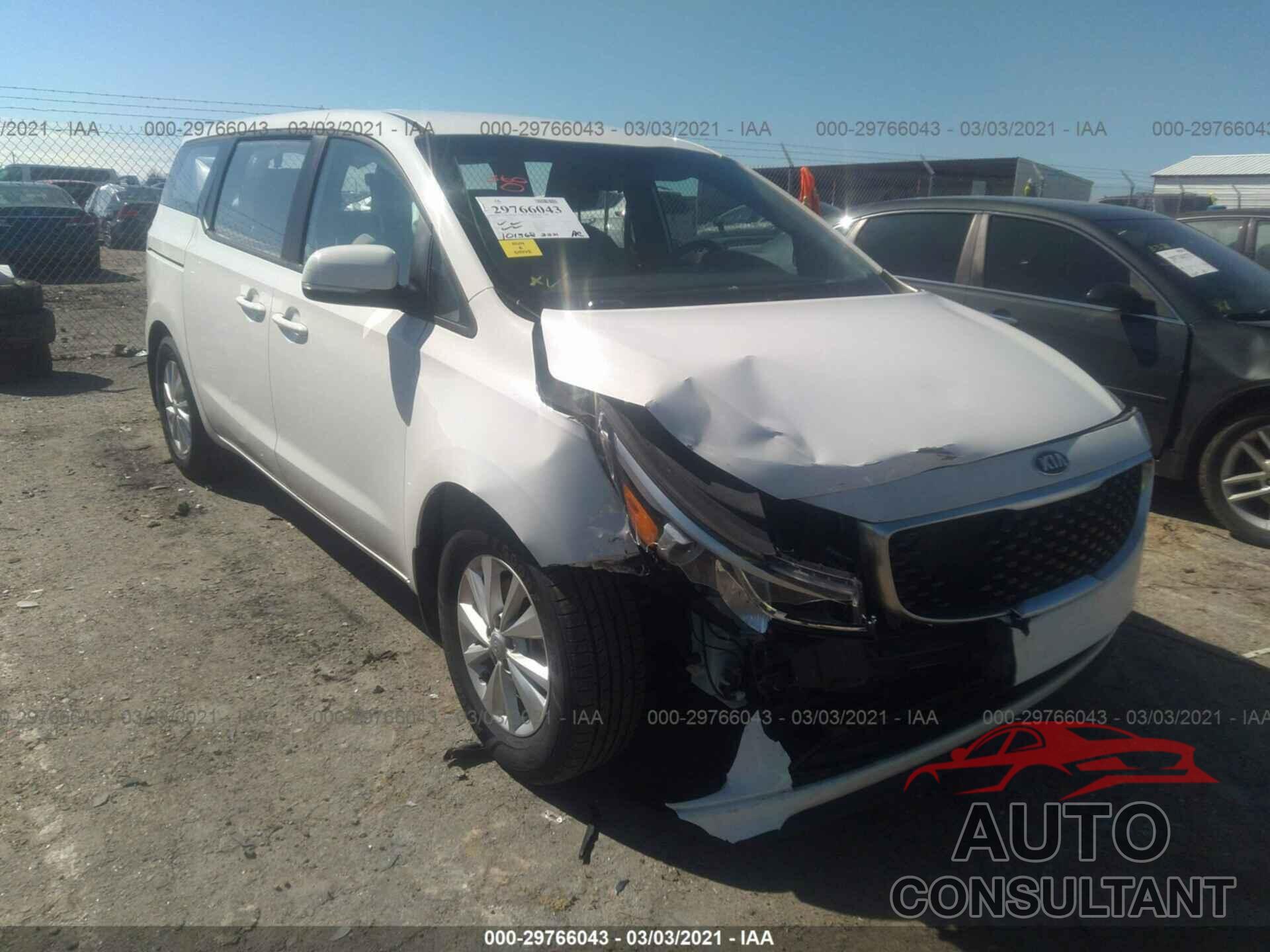 KIA SEDONA 2017 - KNDMA5C10H6303904