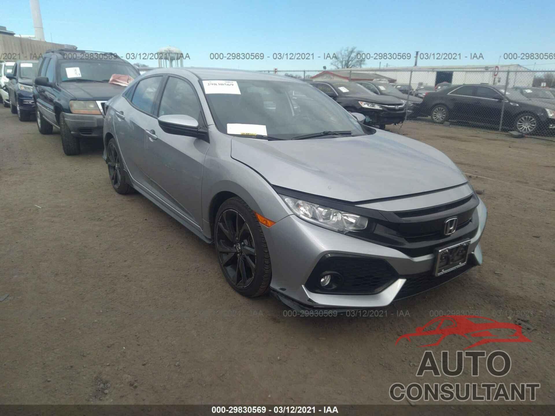 HONDA CIVIC HATCHBACK 2017 - SHHFK7H46HU424301