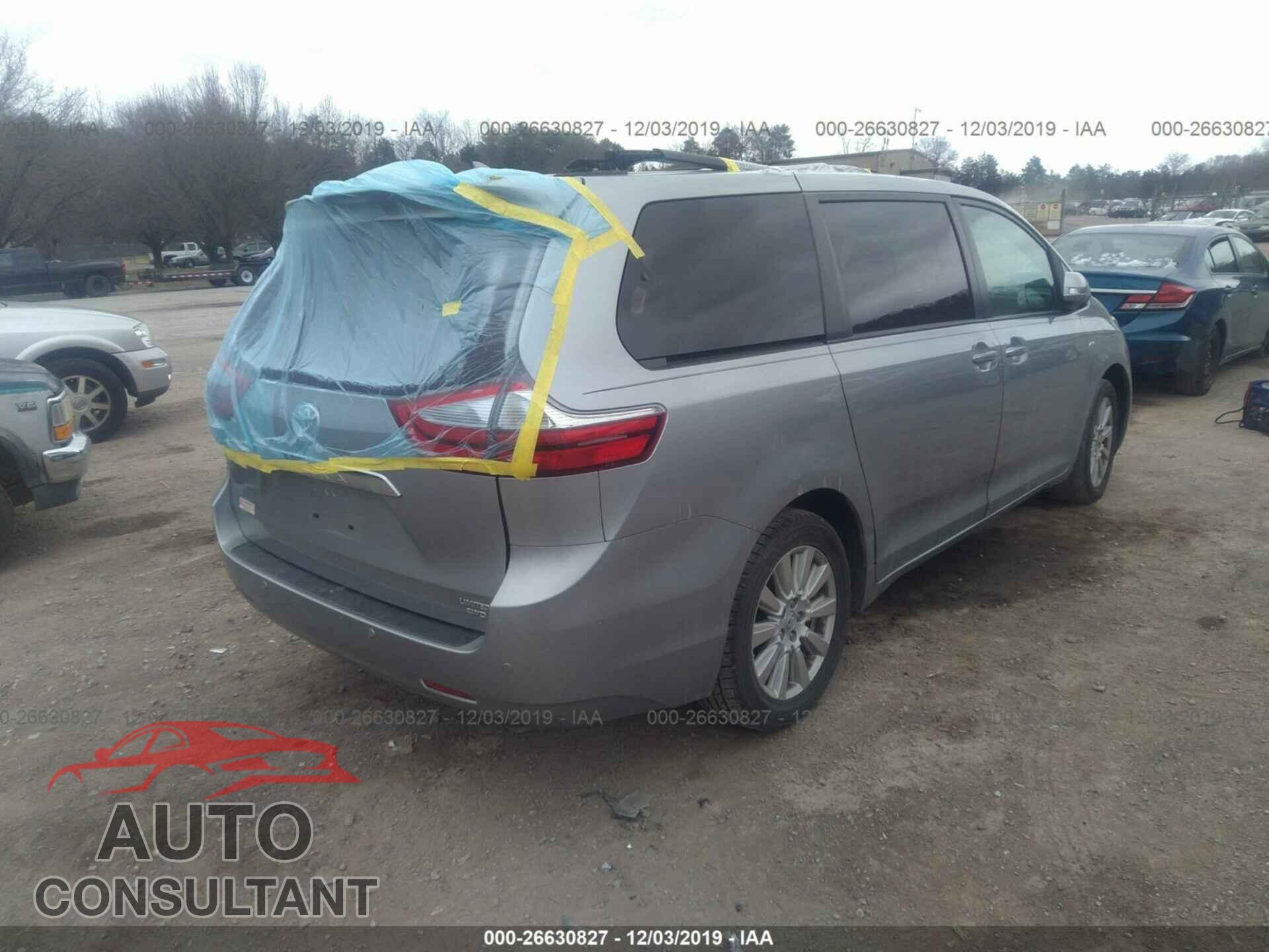 TOYOTA SIENNA 2017 - 5TDDZ3DC7HS163542