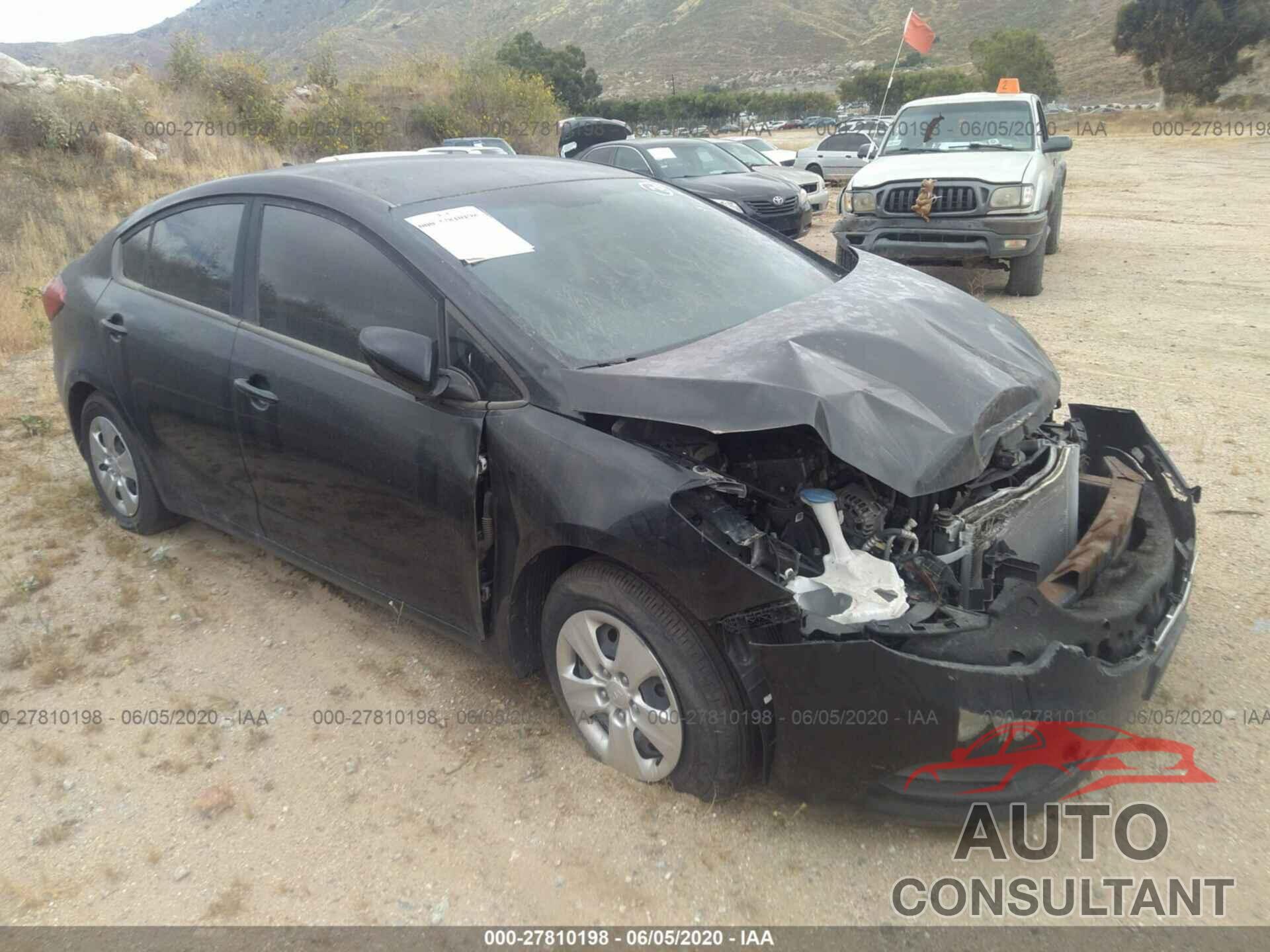 KIA FORTE 2016 - KNAFK4A66G5619307