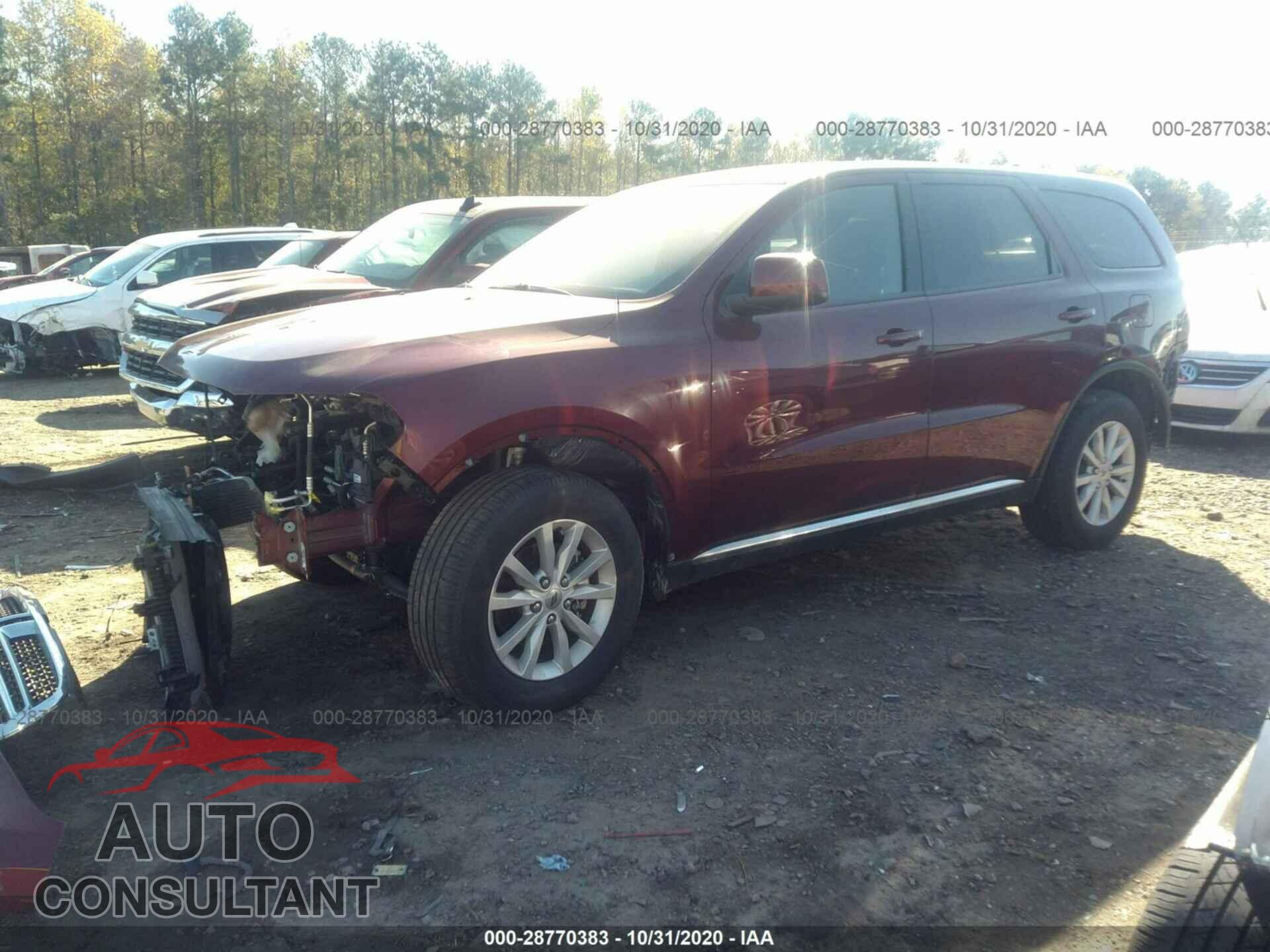 DODGE DURANGO 2019 - 1C4RDJAG5KC799109
