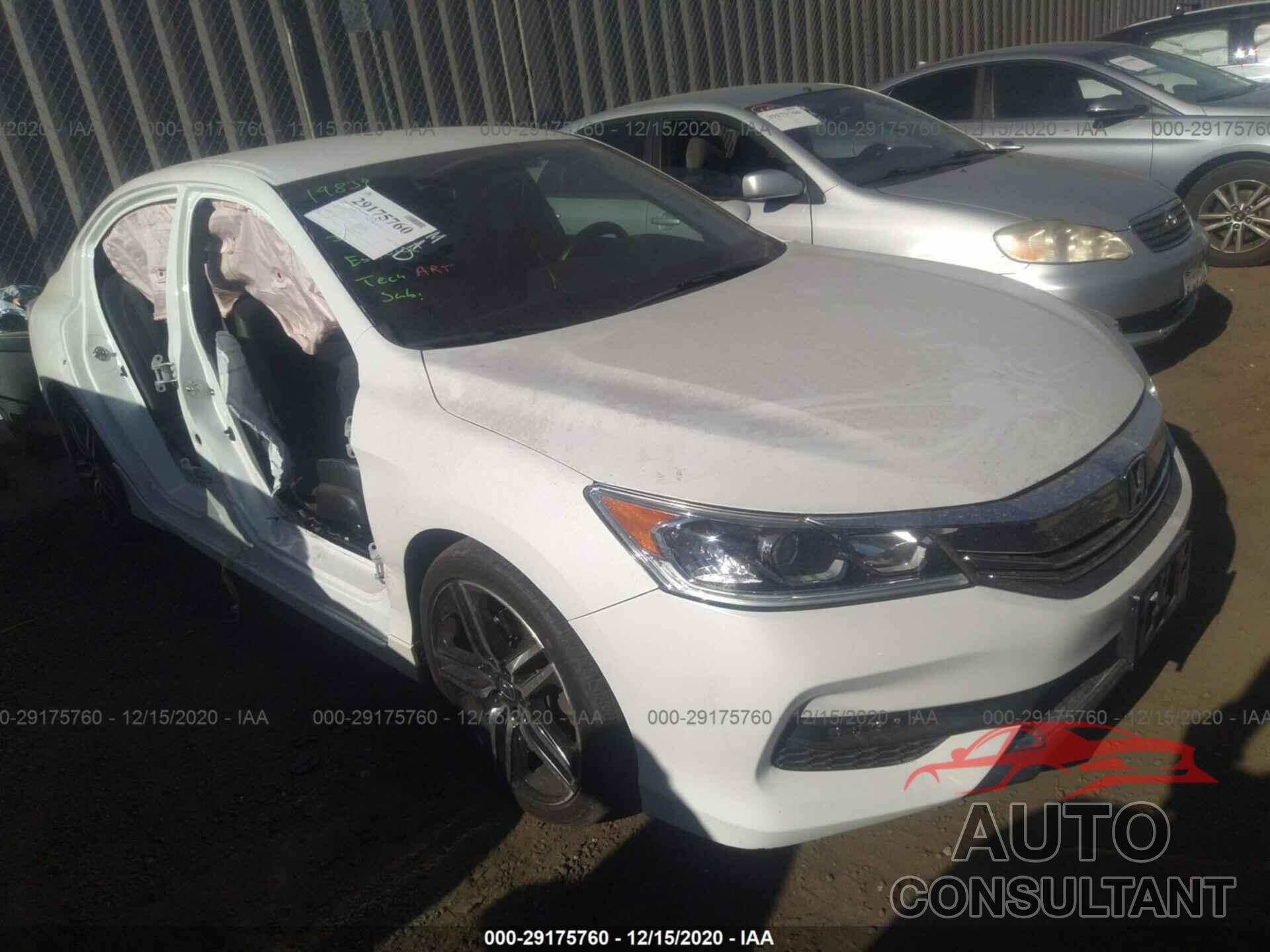 HONDA ACCORD SEDAN 2016 - 1HGCR2F53GA151745