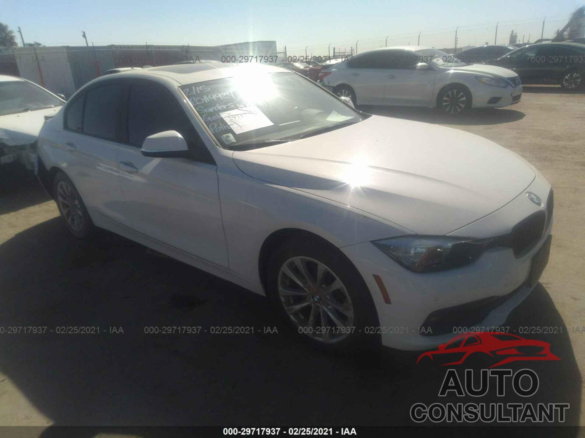 BMW 3 SERIES 2016 - WBA8A9C58GK616584